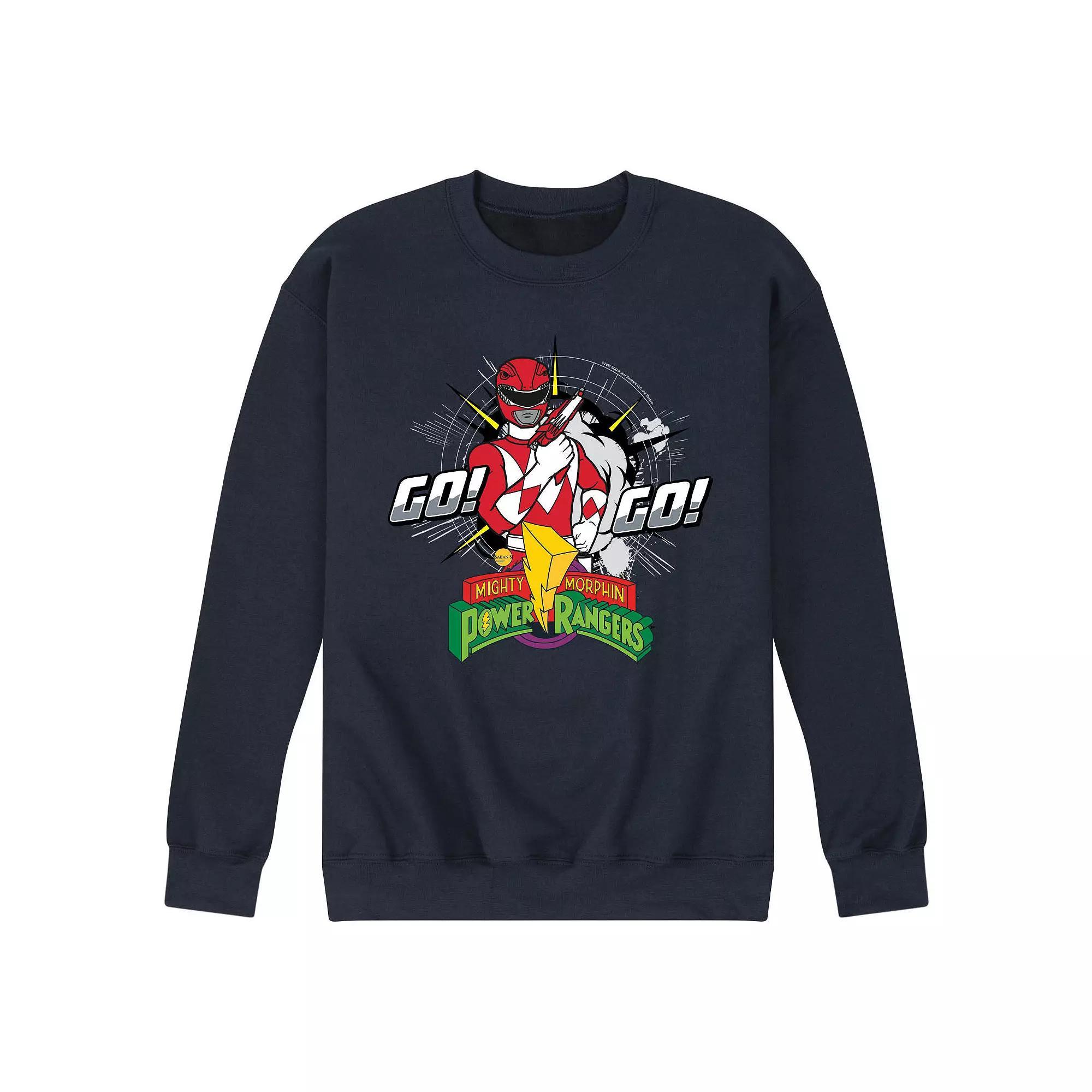 Mens Power Rangers Red Ranger Sweatshirt Product Image