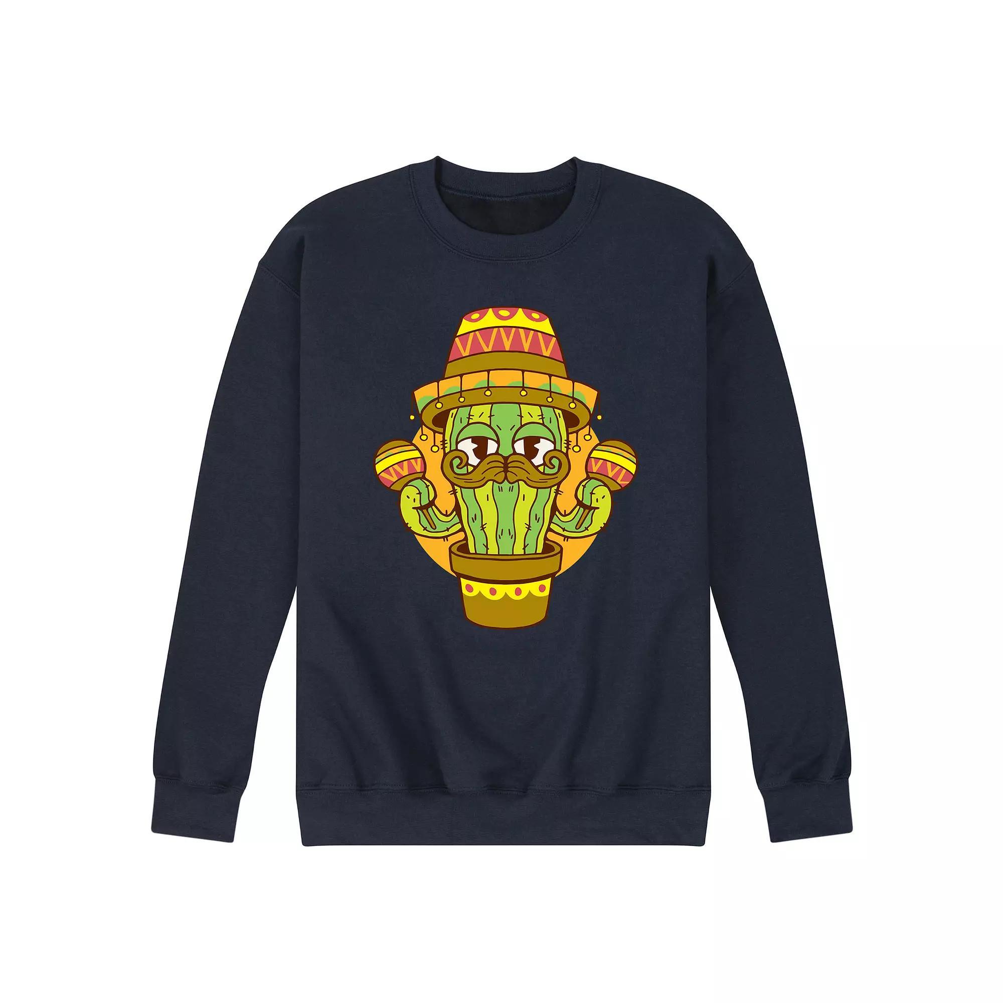 Disneys Lilo & Stitch Mens Stitch USA Sweatshirt Blue Product Image