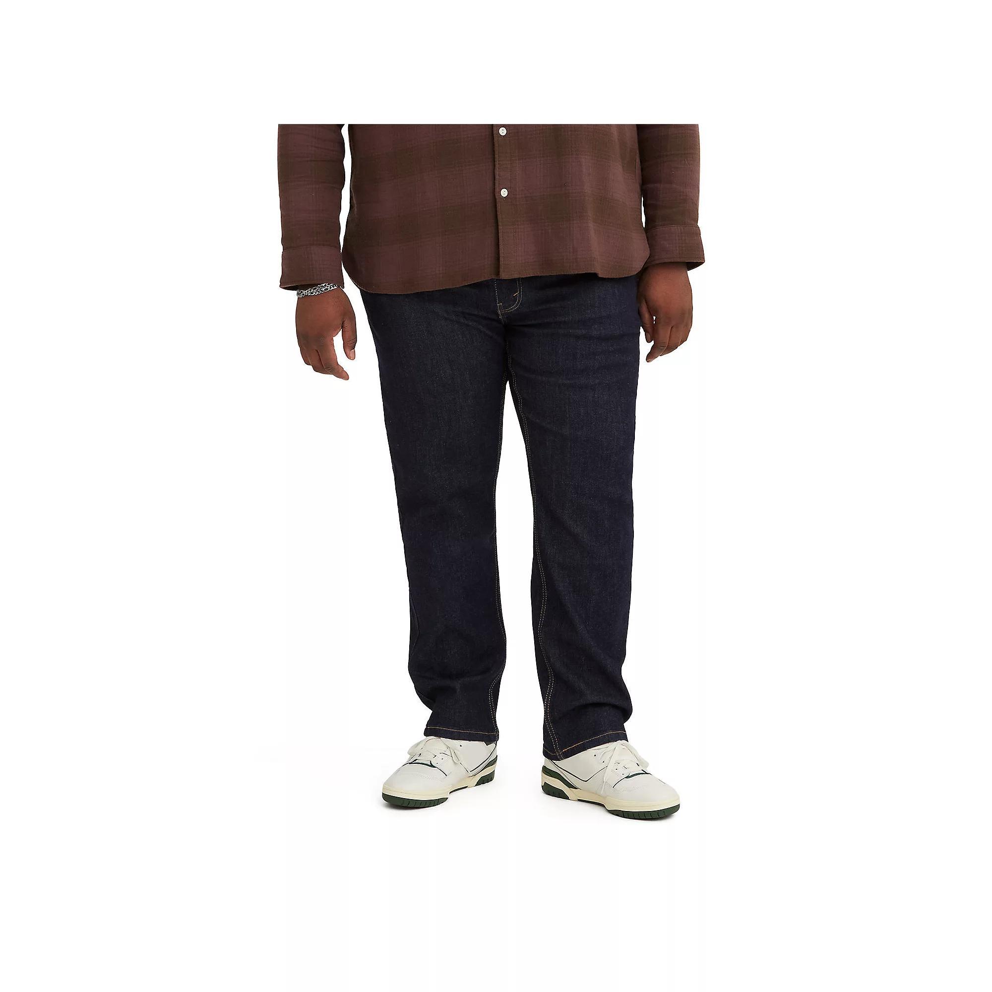 Levi's® Men's 541™ Fit Taper Jeans - Black Denim 42x32: Heavyweight, Mid Rise, Stretch Denim Product Image