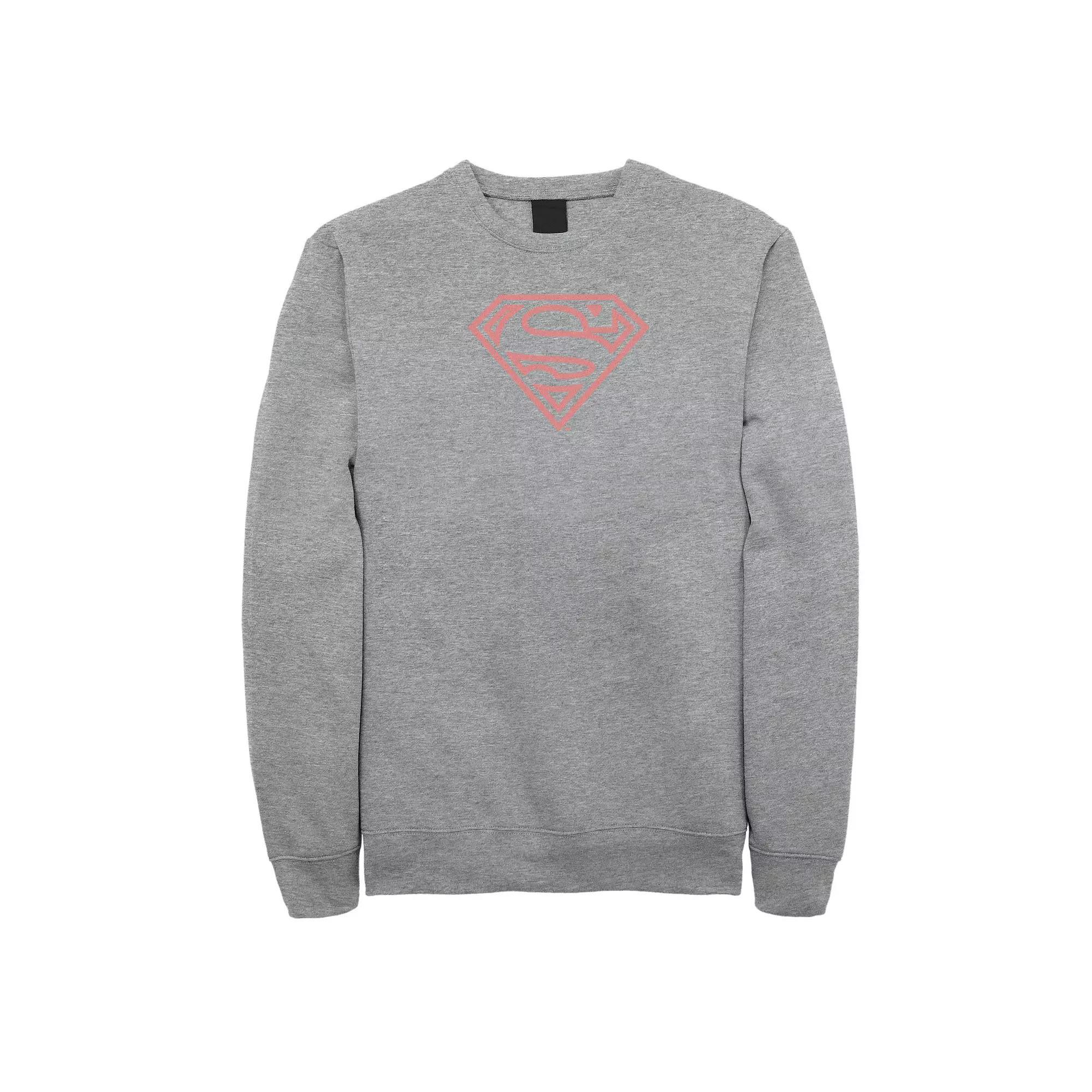 Mens Marvel City Skyline Logo Sweatshirt Athletic Grey Product Image