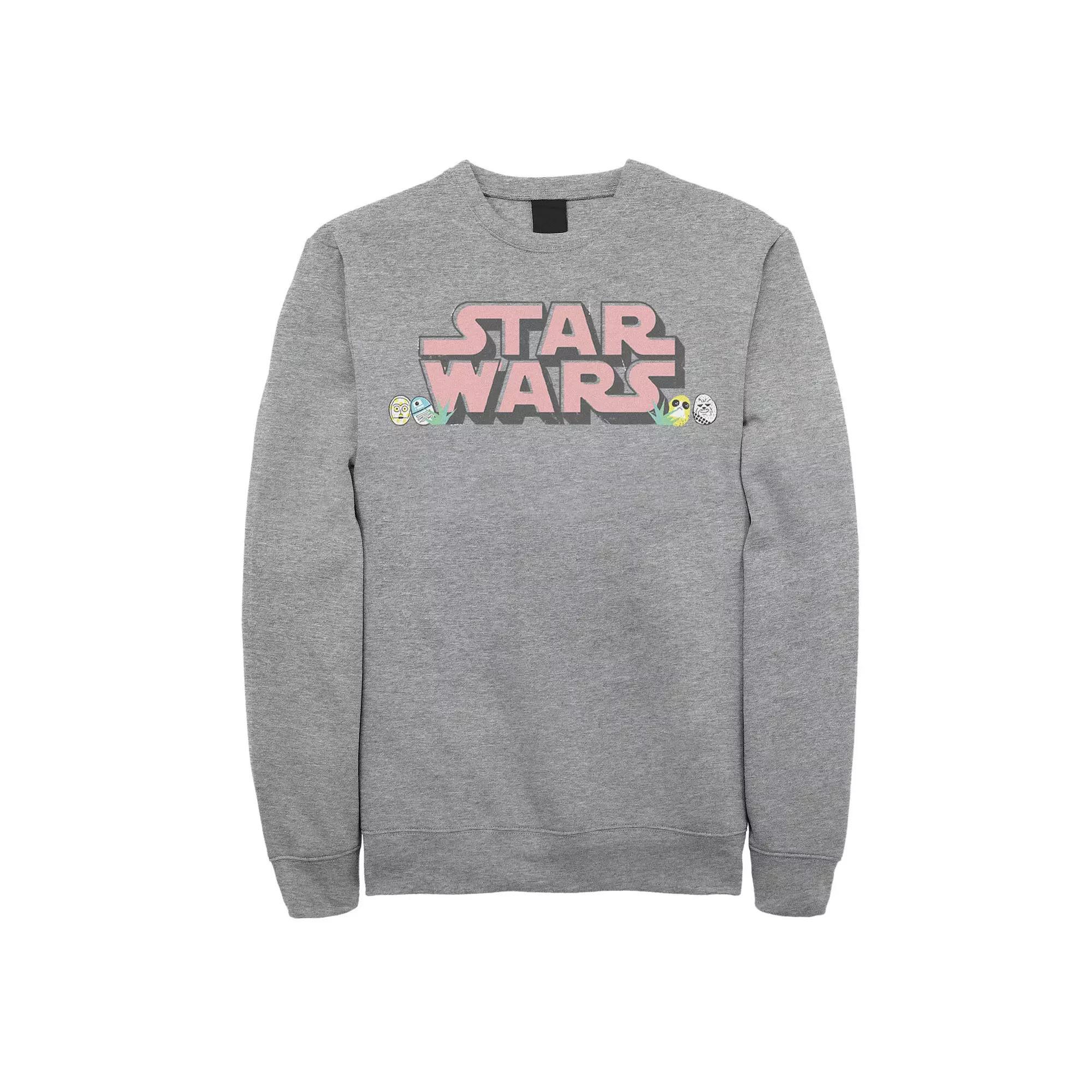 Mens DC Comics Plastic Man Text Logo Poster Sweatshirt Grey Heather Product Image