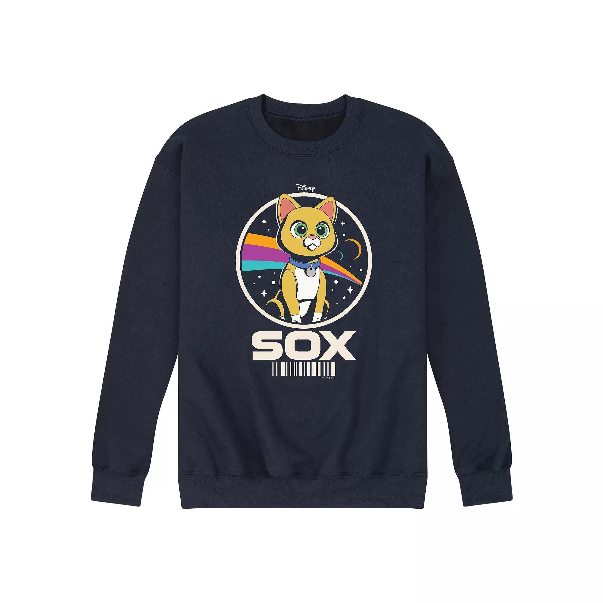 Disney / Pixars Lightyear Sox Mens Fleece Sweatshirt Blue Product Image