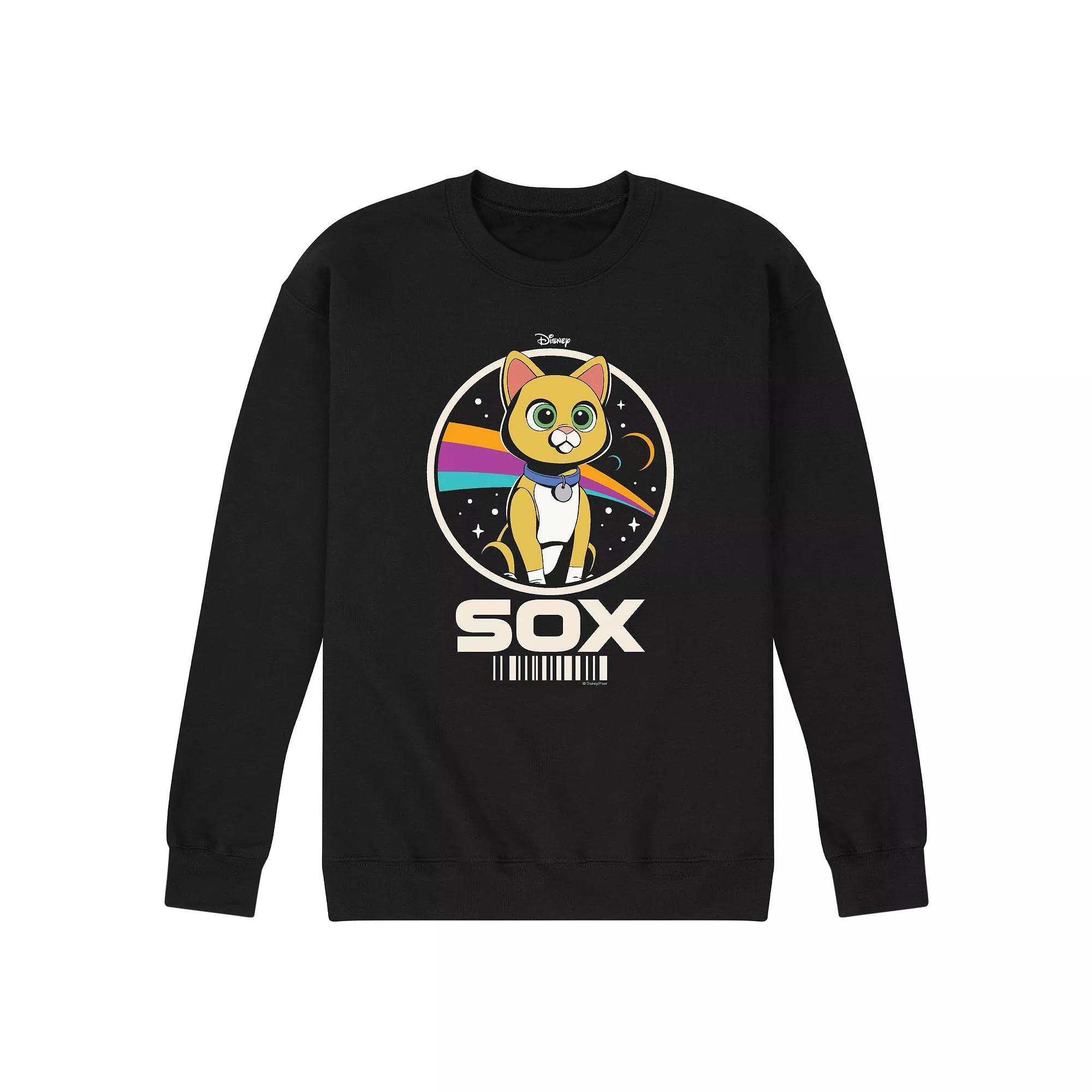 Disney / Pixars Lightyear Sox Mens Fleece Sweatshirt Blue Product Image