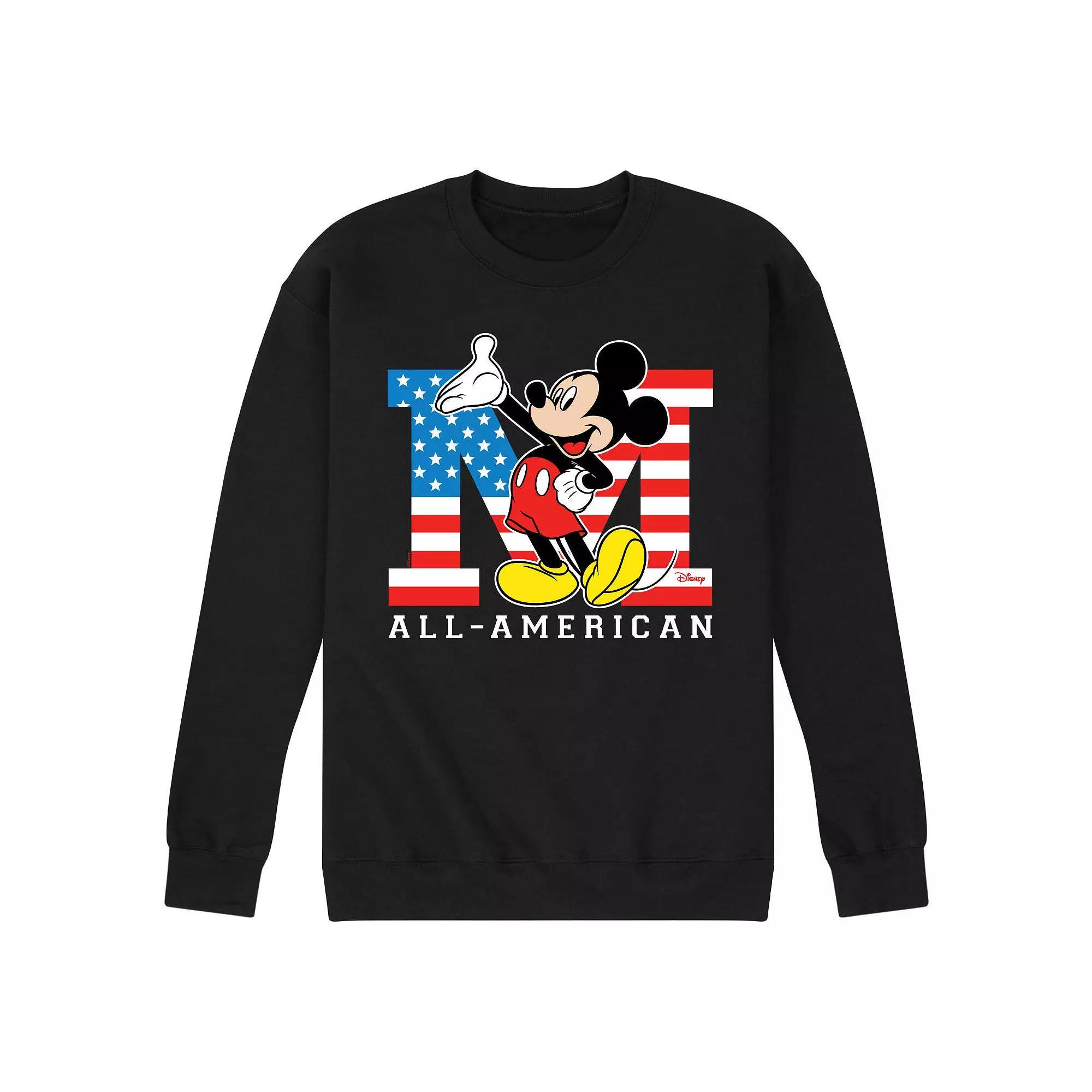 Disneys Mickey Mouse Mens American Fleece Sweatshirt Product Image