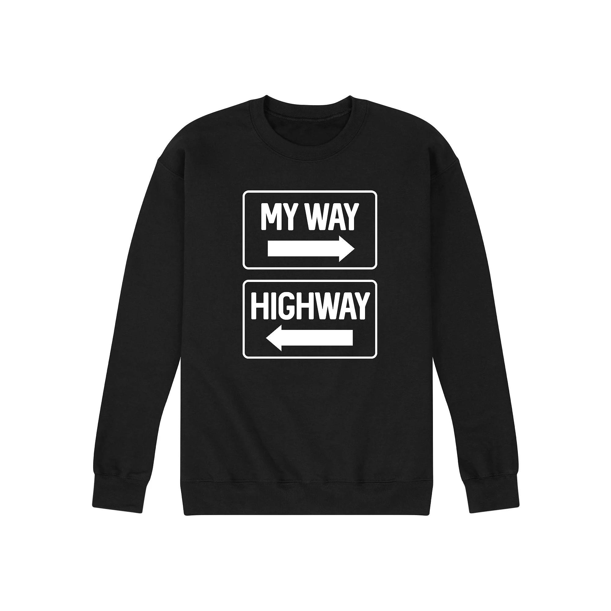 Mens School Of Rock Dewey Finn Pose Fleece Sweatshirt Blue Product Image