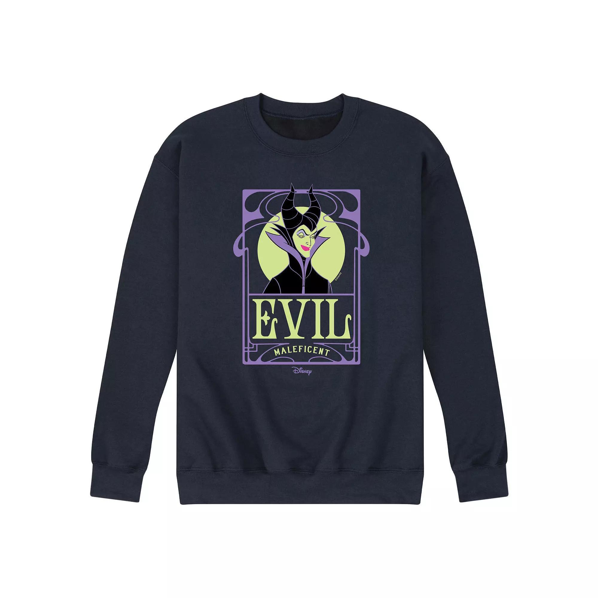 Disney Villains Mens Evil Maleficent Fleece Graphic Tee Product Image