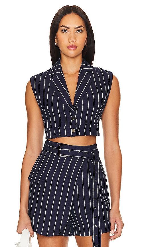 Brielle Striped Crop The Femm Product Image
