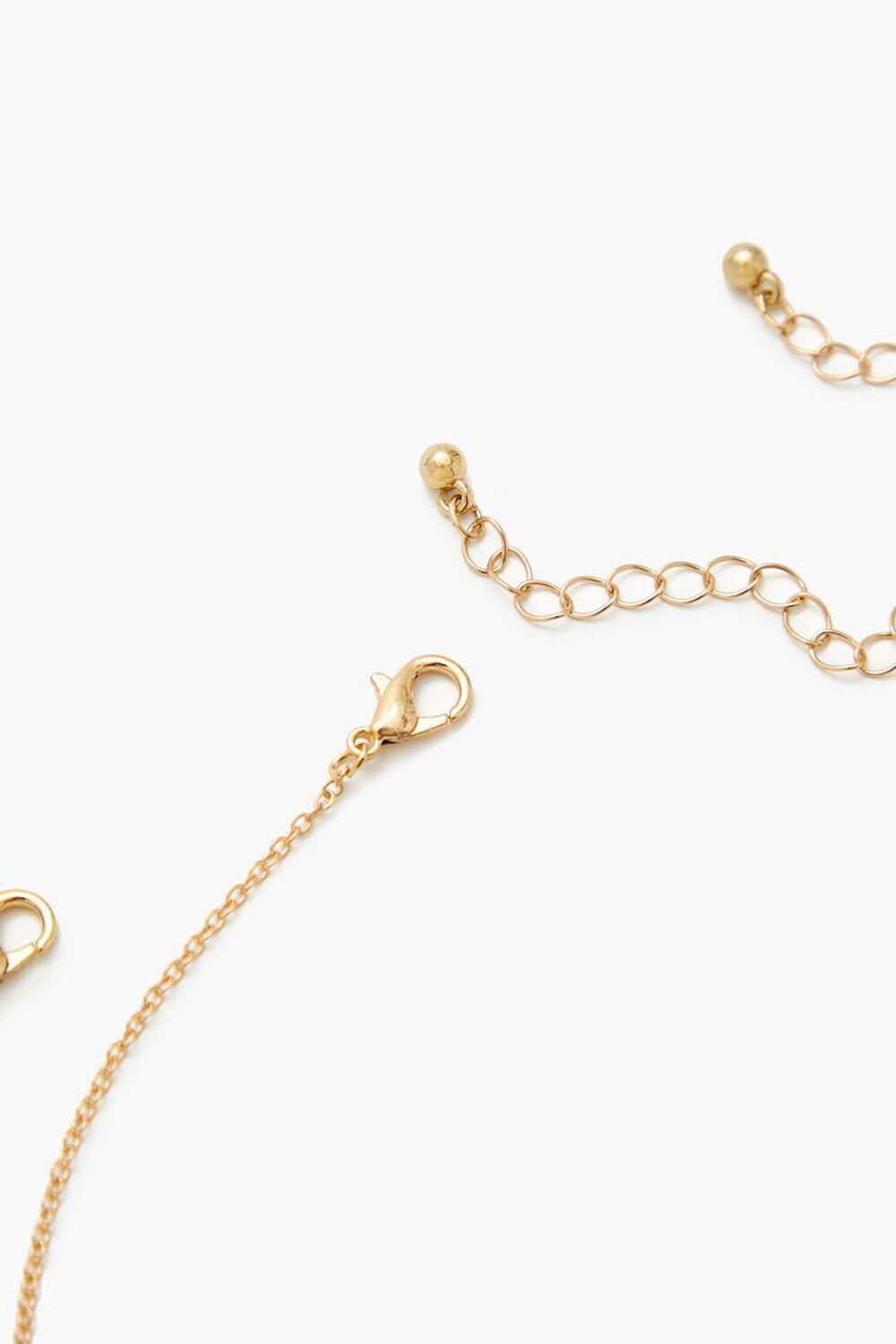 Heart Locket Charm Necklace Set | Forever 21 Product Image