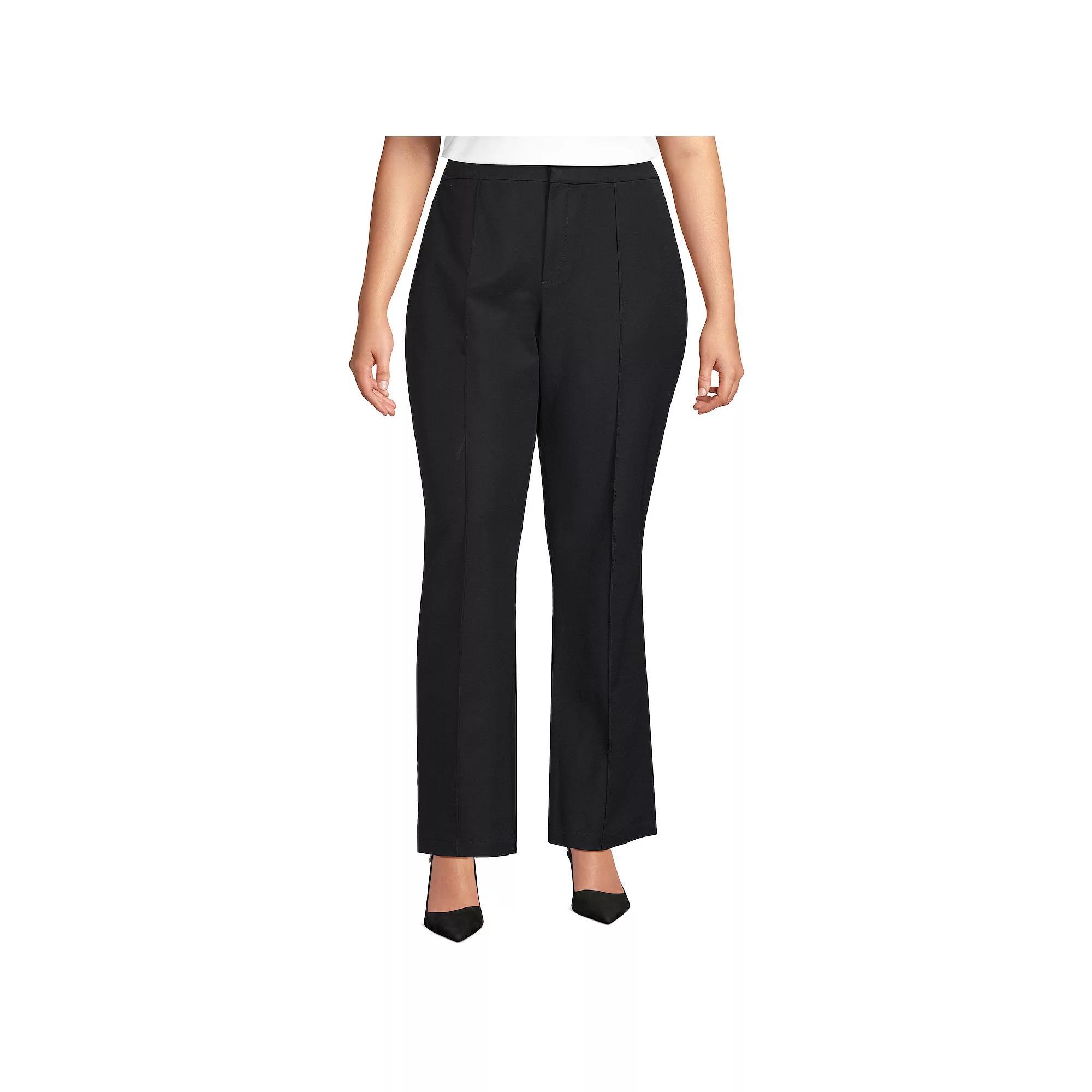 Women's Lands' End High-Rise Stretchy Bootcut Pants, Size: 6, Deep  Blue Product Image