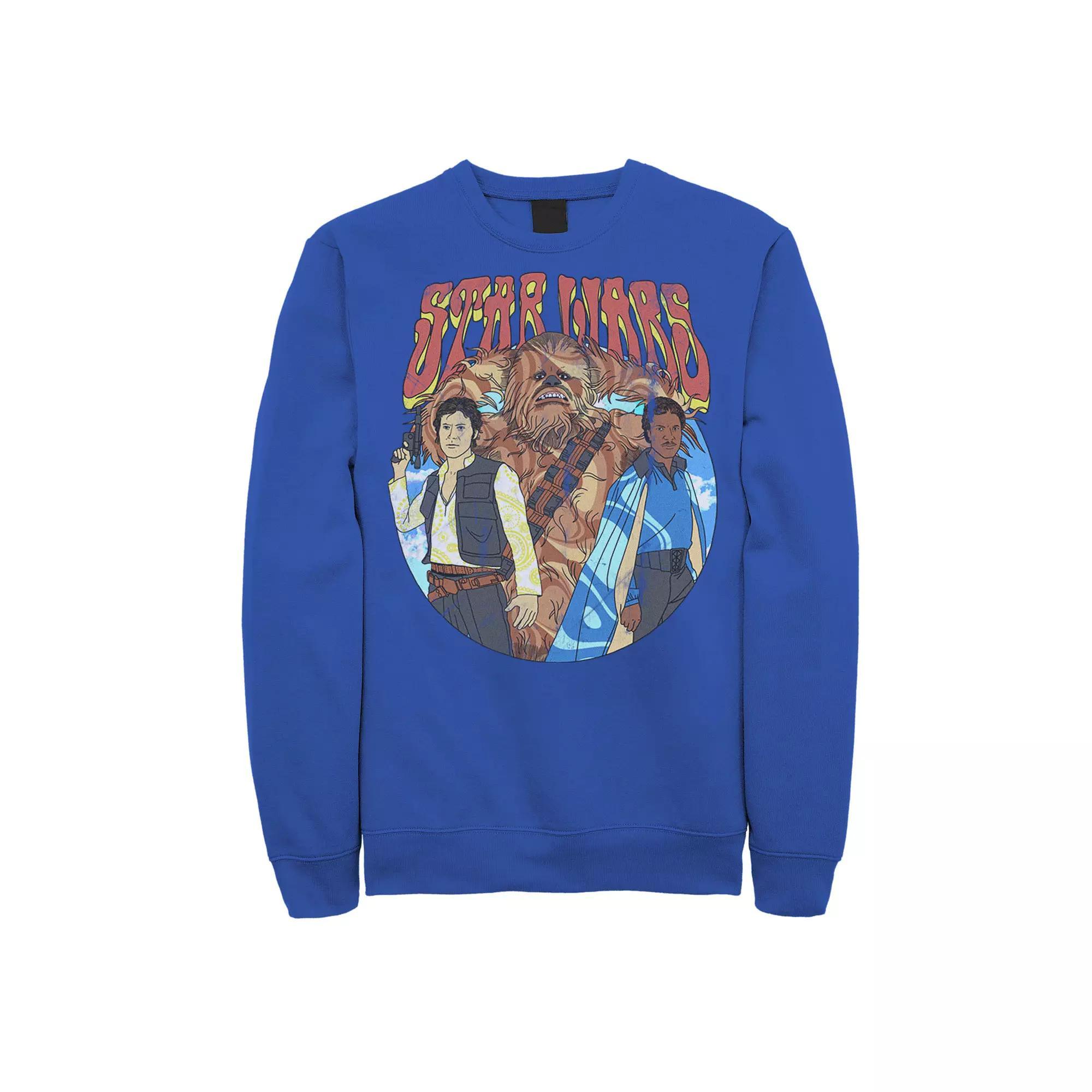 Mens Star Wars Valentines You R2 Cute Heart Droids Graphic Fleece Pullover Product Image