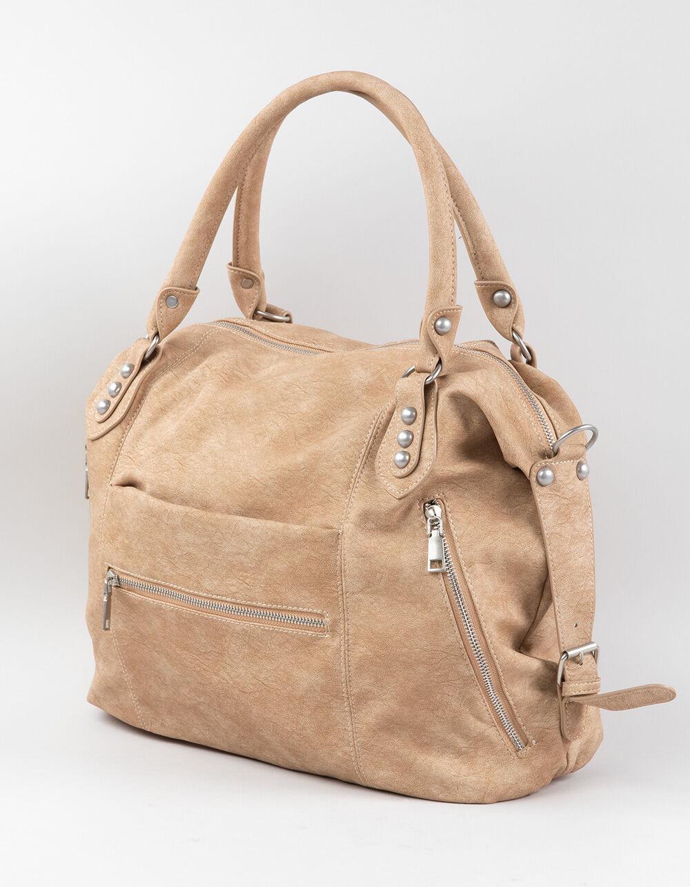 Large Slouchy Shoulder Bag - STRAW Product Image
