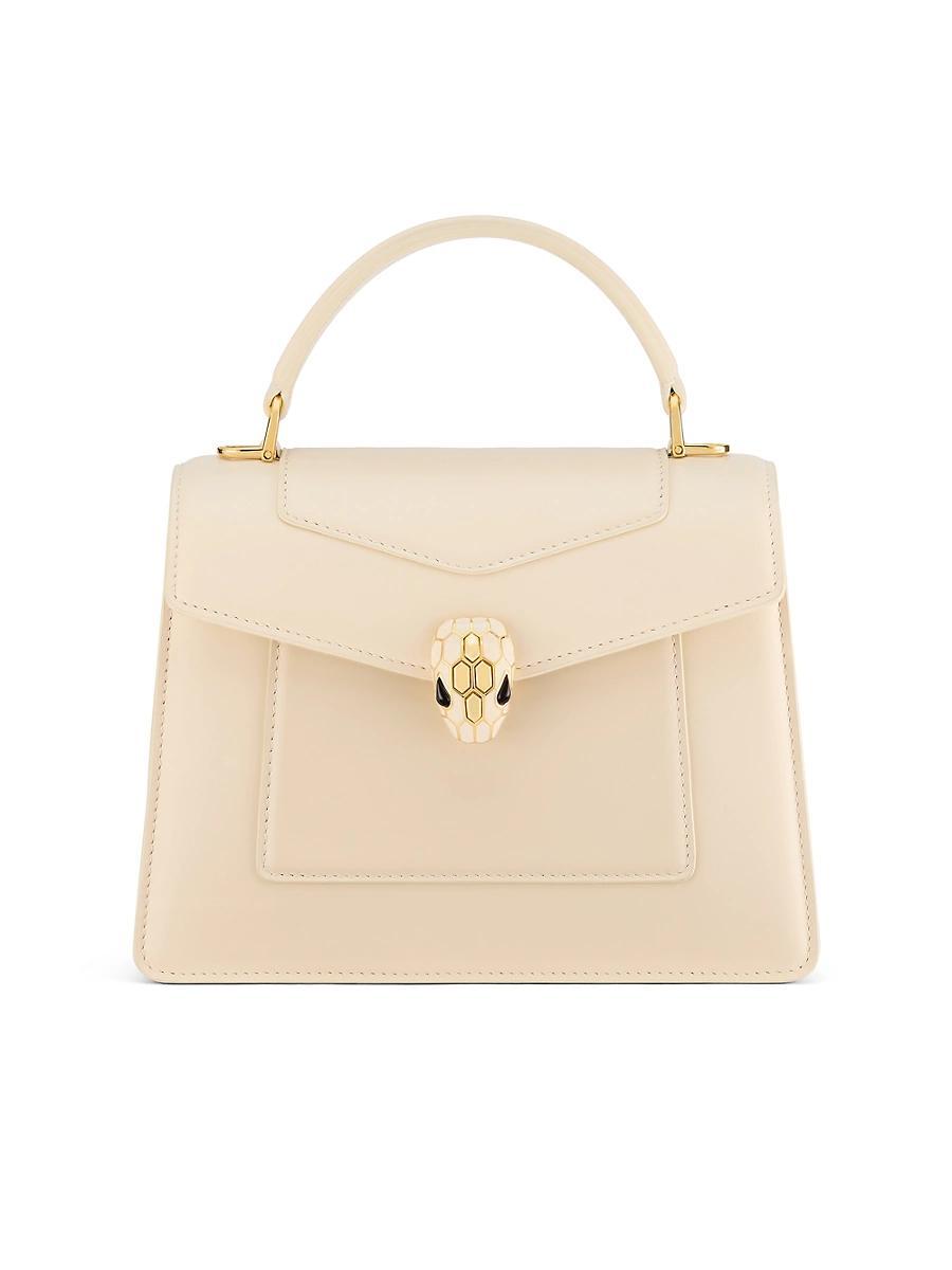 Womens Serpenti Forever Leather Top Handle Bag Product Image