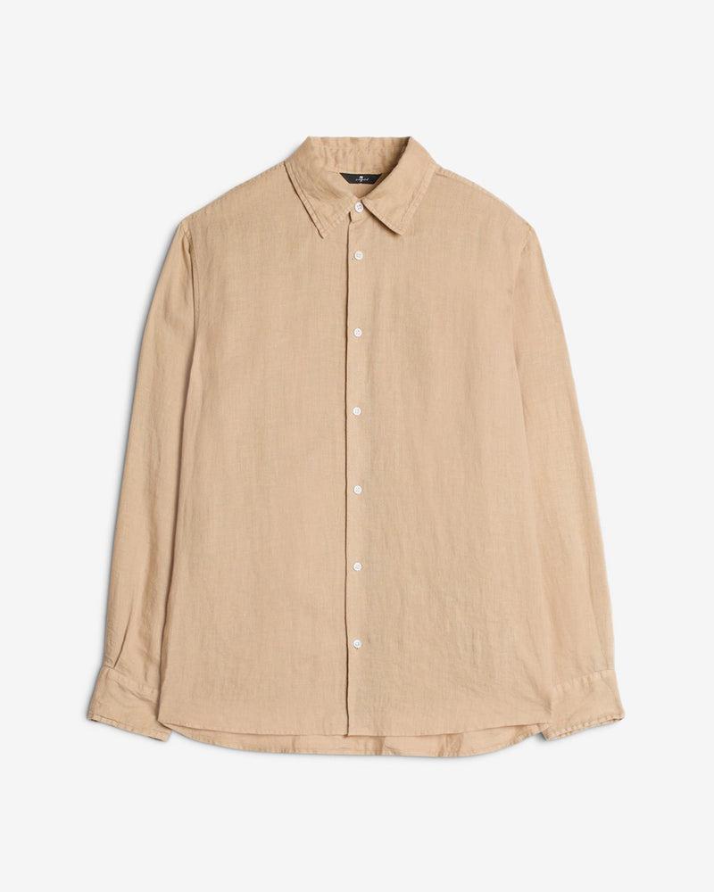 Classic Linen Button Up Shirt Product Image