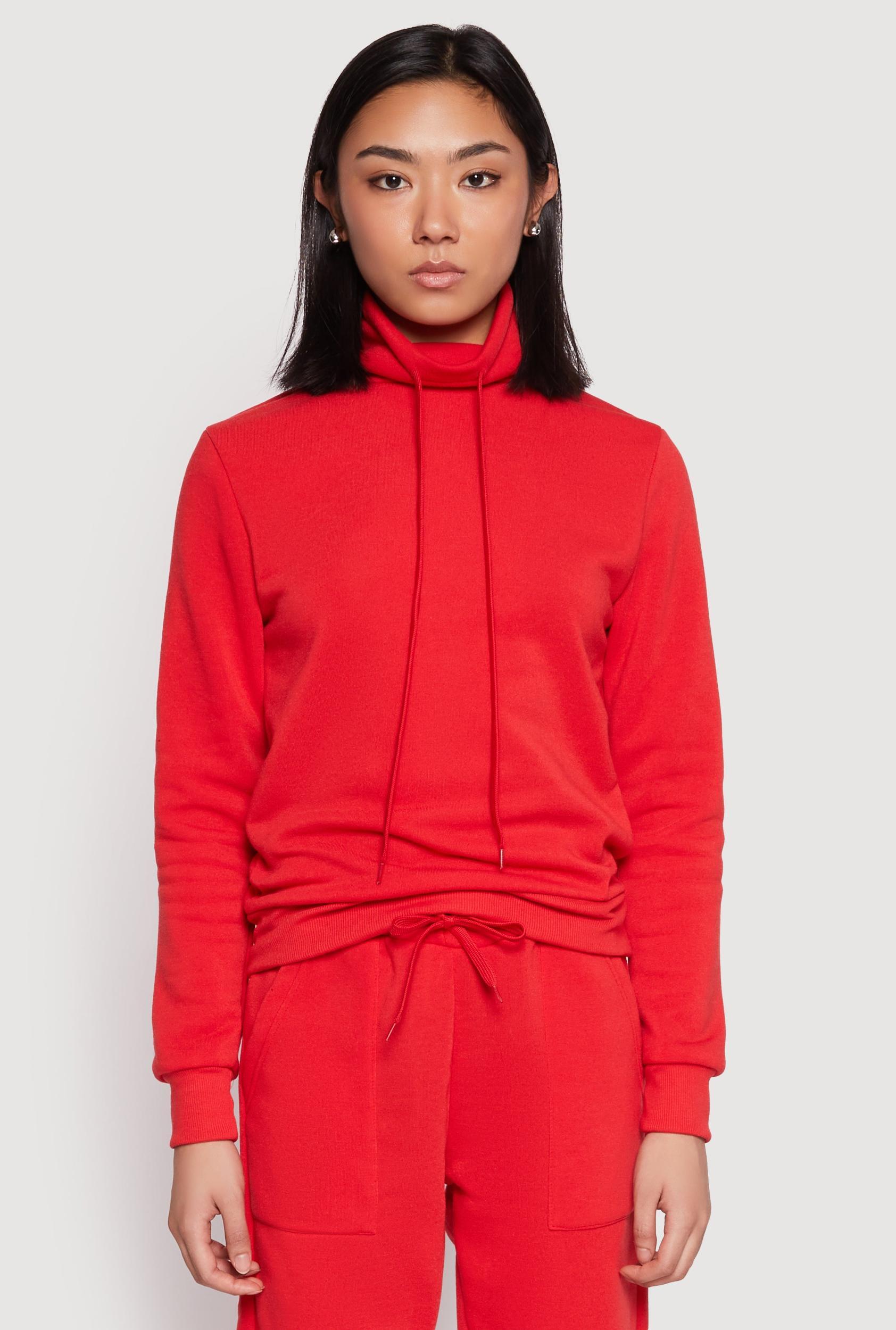 Womens Funnel Neck Sweatshirt Product Image