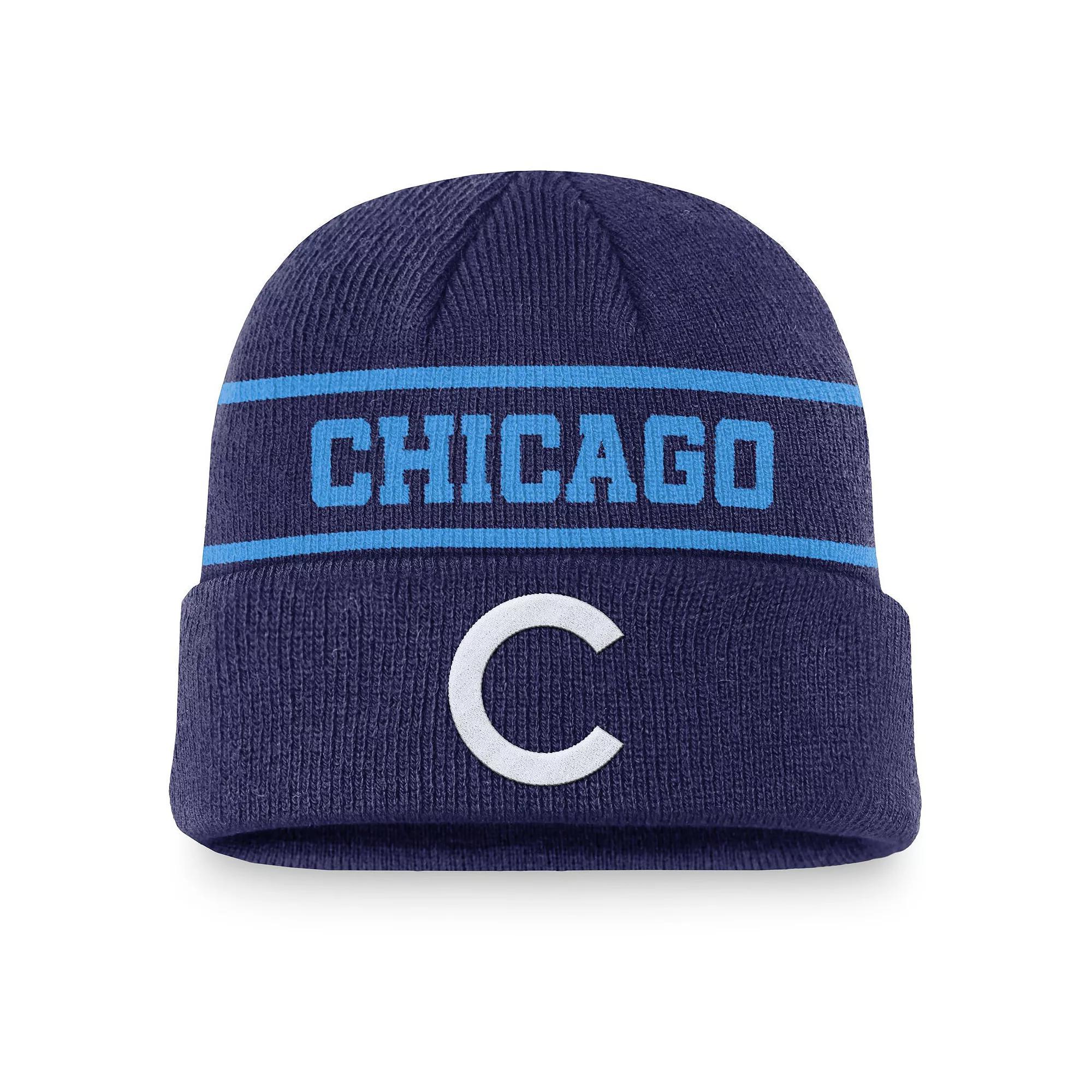 Mens Nike Royal Chicago Cubs Cooperstown Collection Rewind Terra Cuffed Knit Hat Product Image
