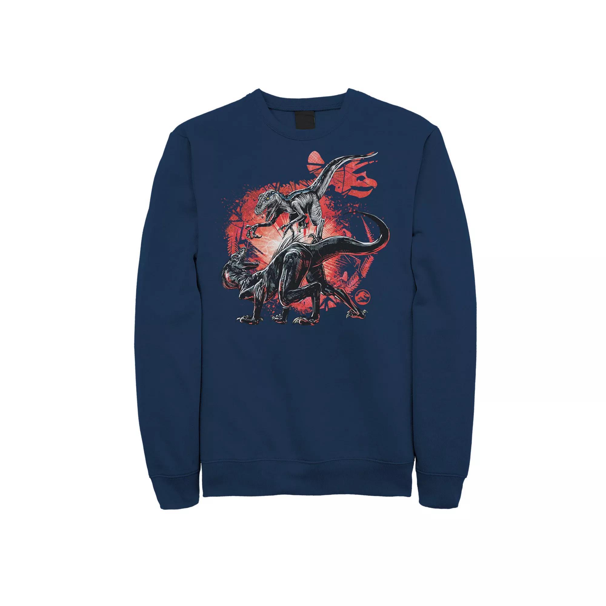 Mens Marvel Captain Marvel Flight Powers Sweatshirt Blue Product Image