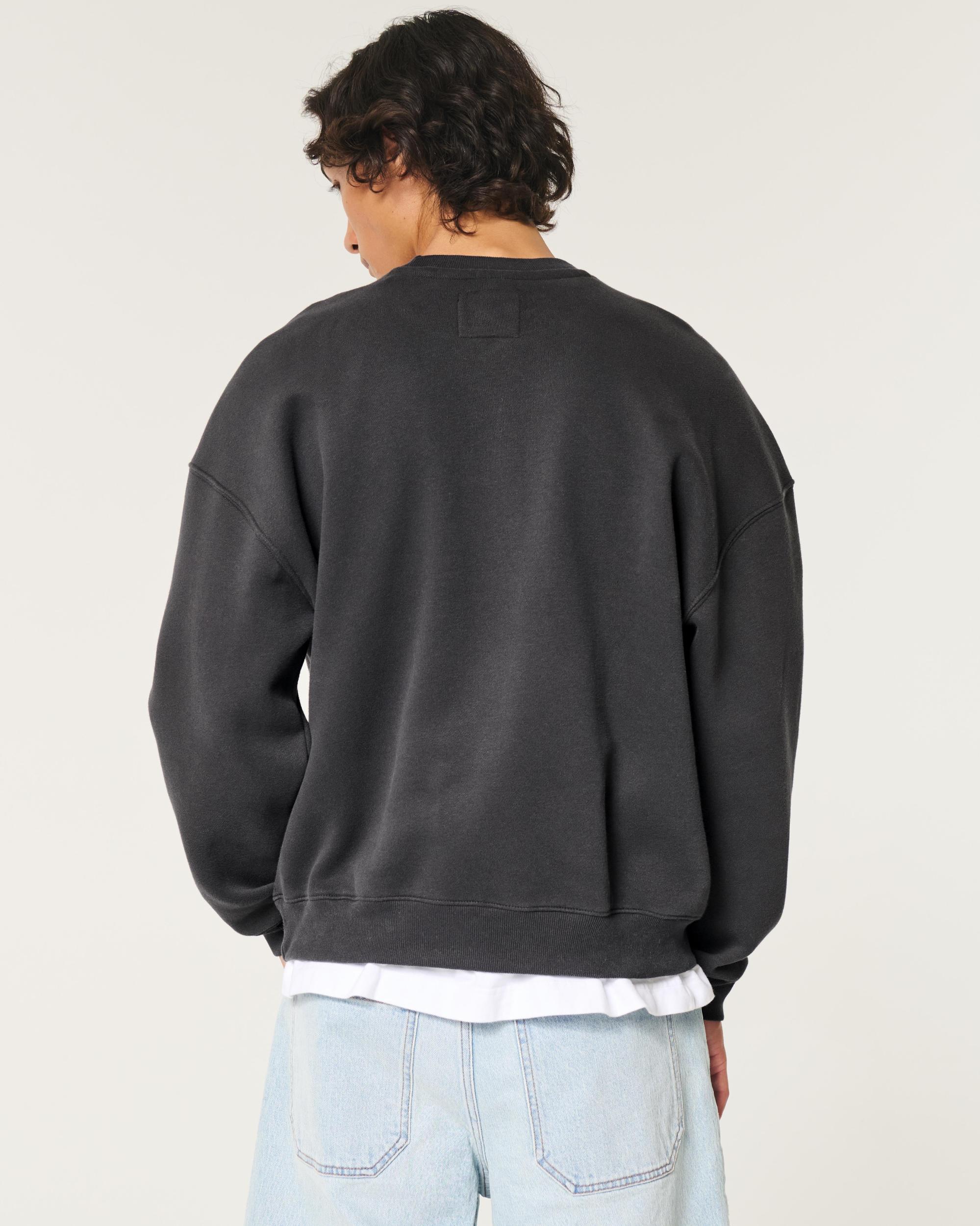 Boxy USC Athletics Graphic Crew Sweatshirt Product Image