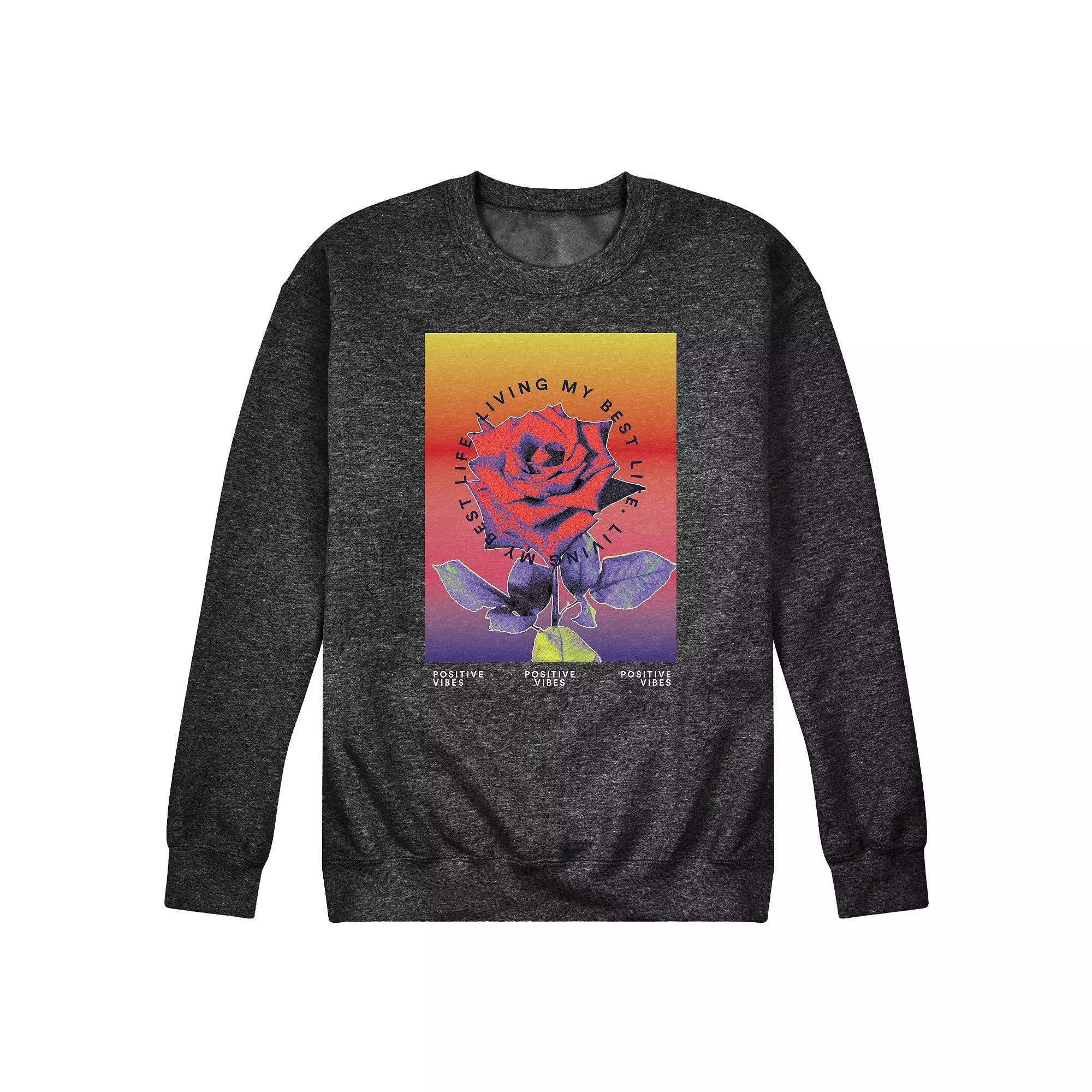Mens Postive Vibes Sweatshirt Product Image