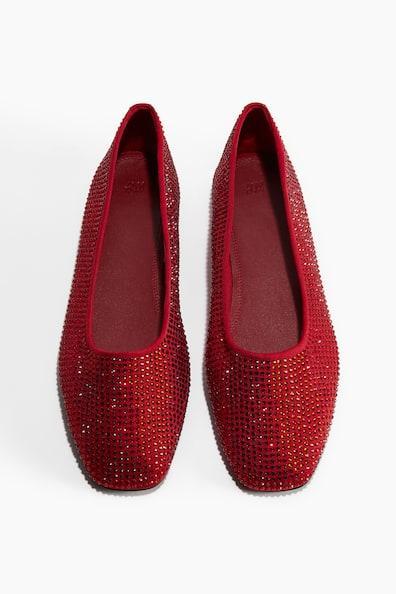 Scrunchie-detail ballet pumps Product Image
