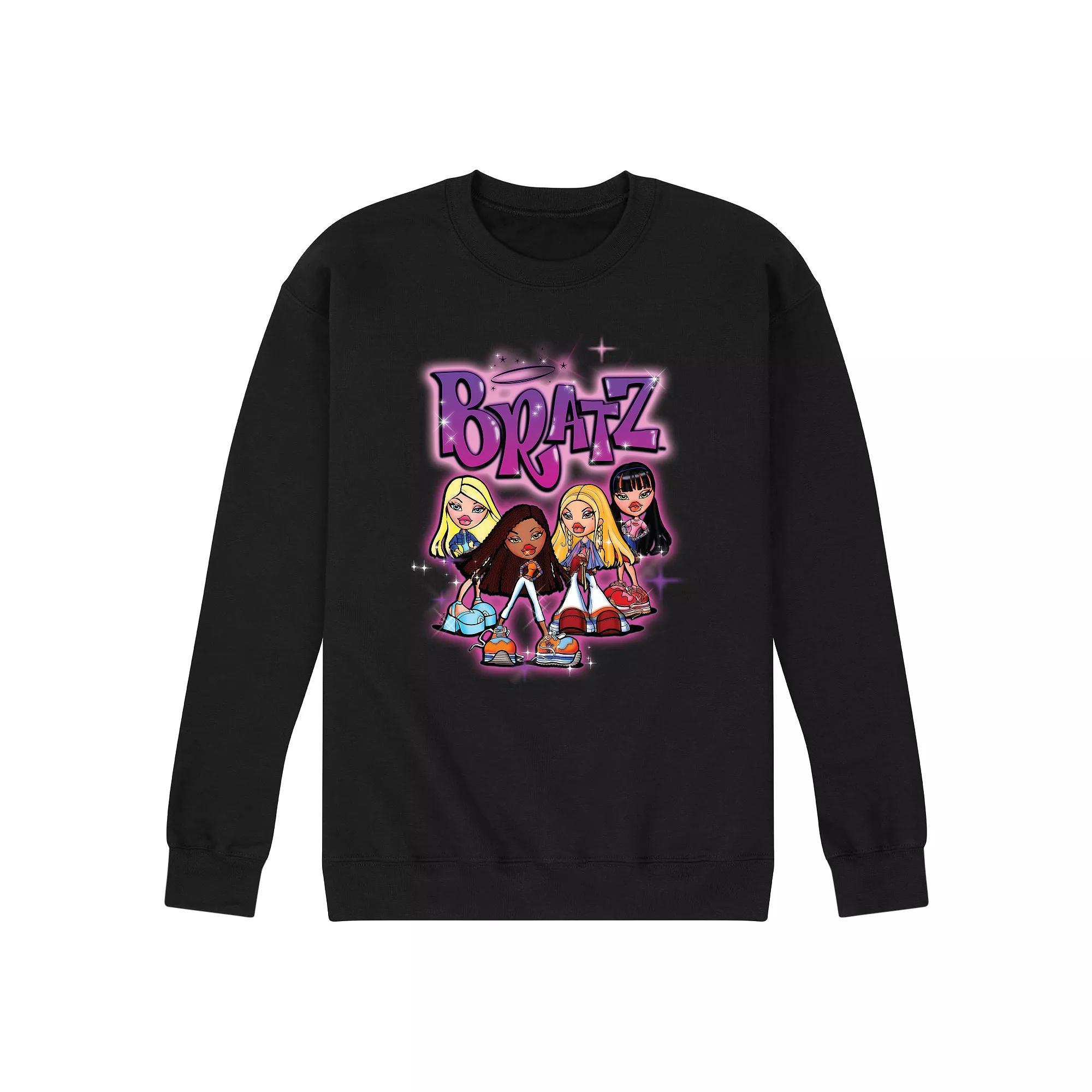 Mens Bratz Doll Group Fleece Sweatshirt Product Image