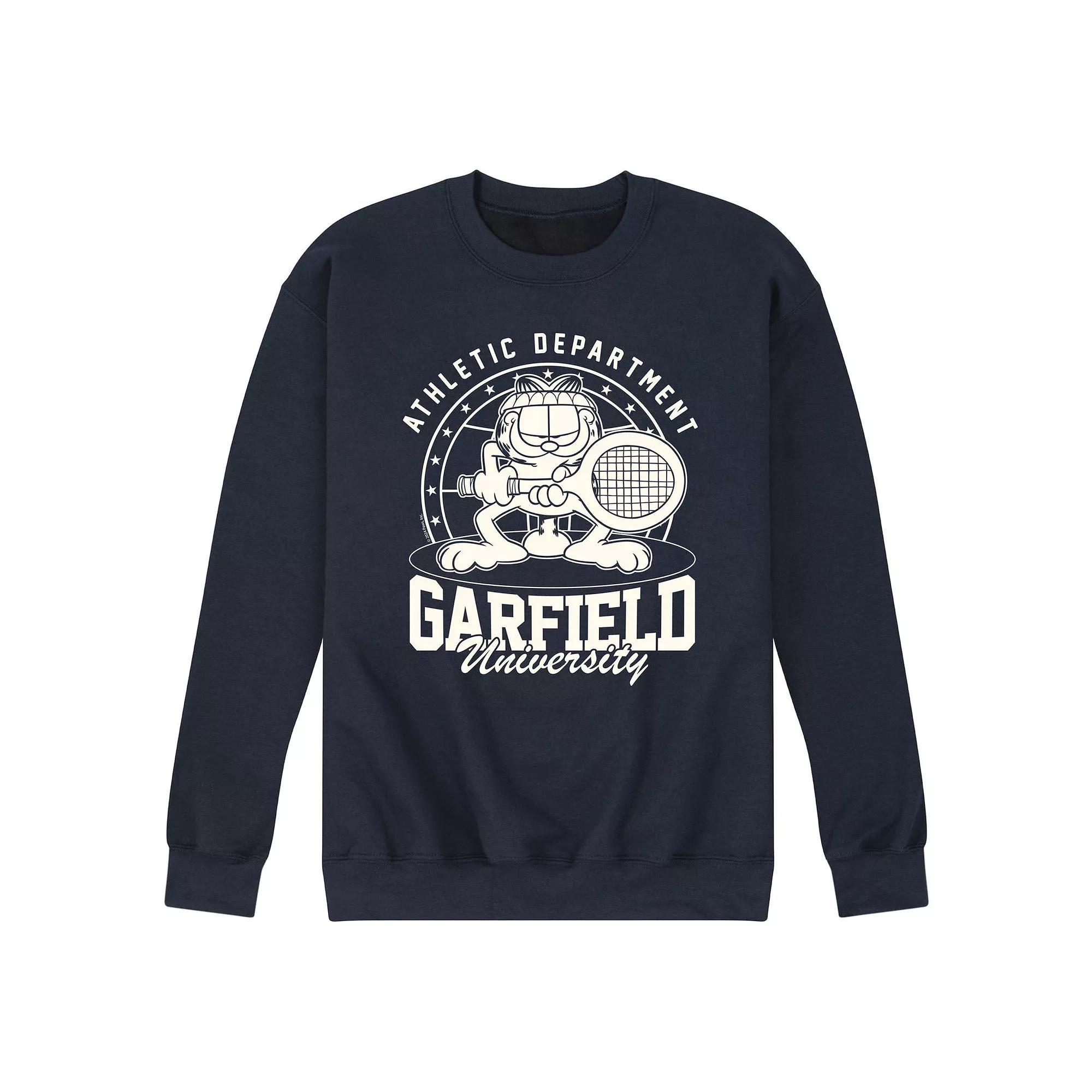 Mens Garfield Tennis Fleece Sweatshirt Product Image