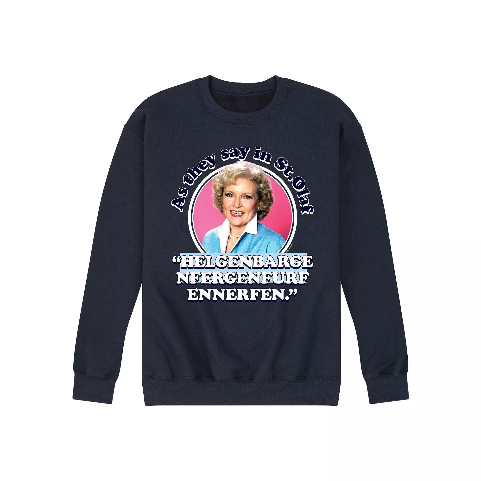 Mens Golden Girls Say In St Olaf Sweatshirt Blue Product Image