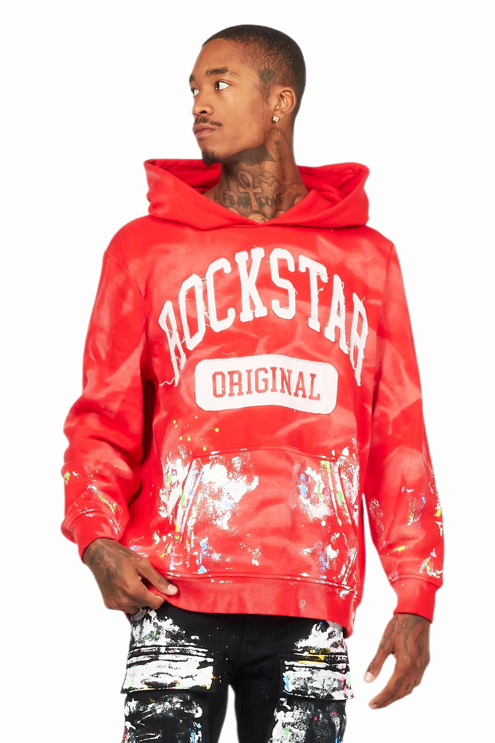 Balta Red Graphic Painter Hoodie Male Product Image