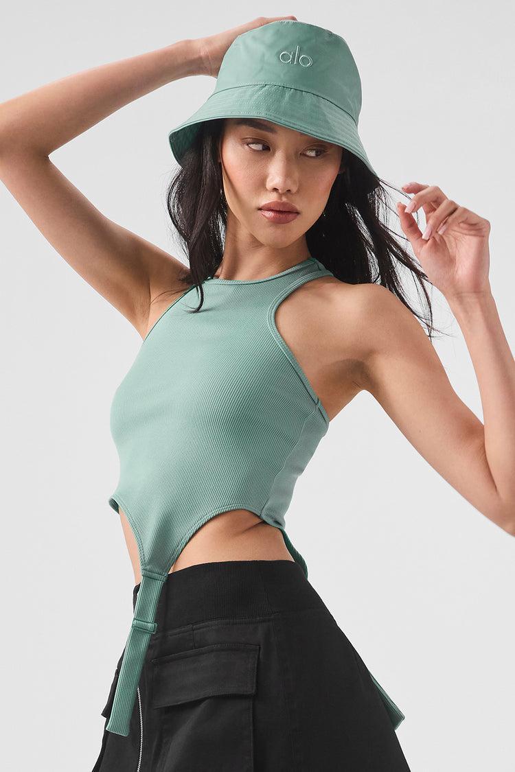 Alosoft Ribbed Revelation Tank - Botanical Green Product Image