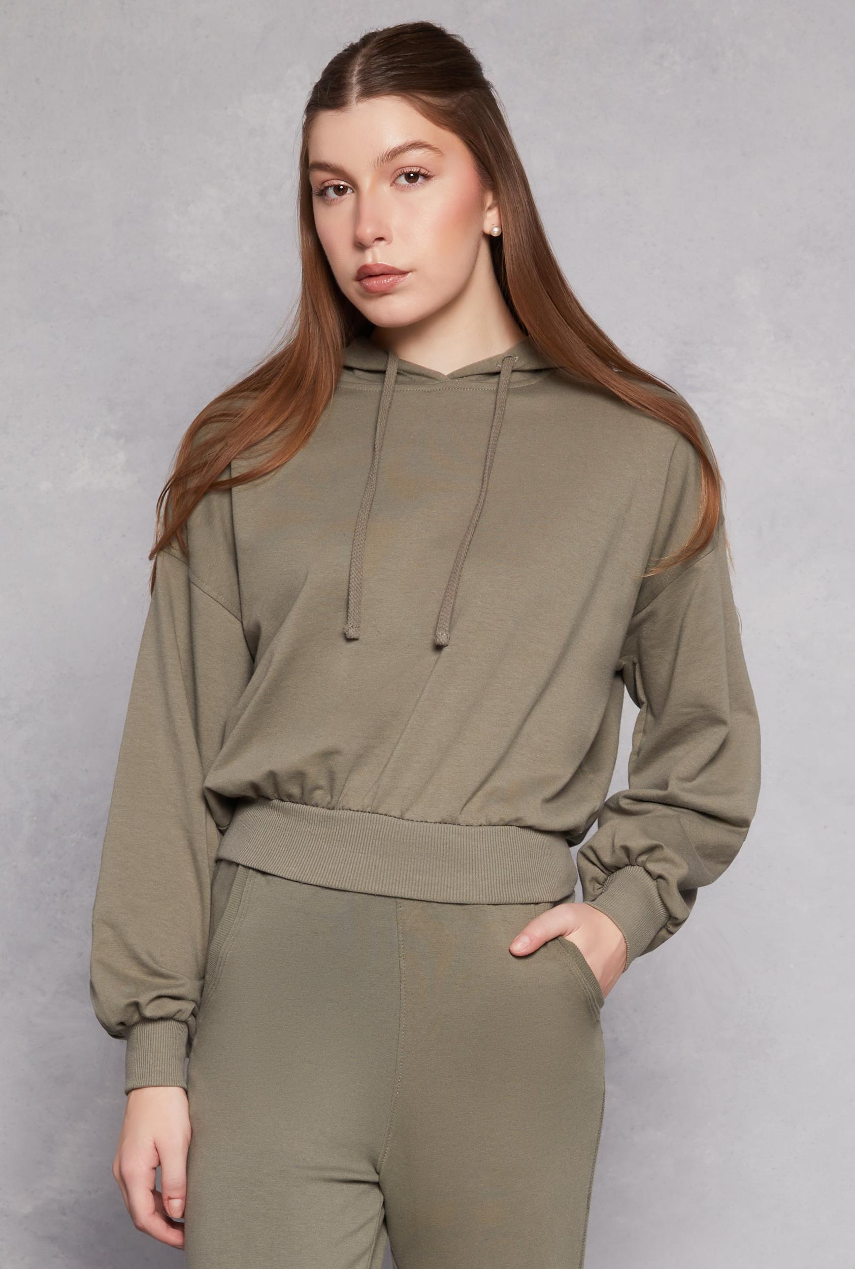 Womens French Terry Pullover Hoodie Product Image