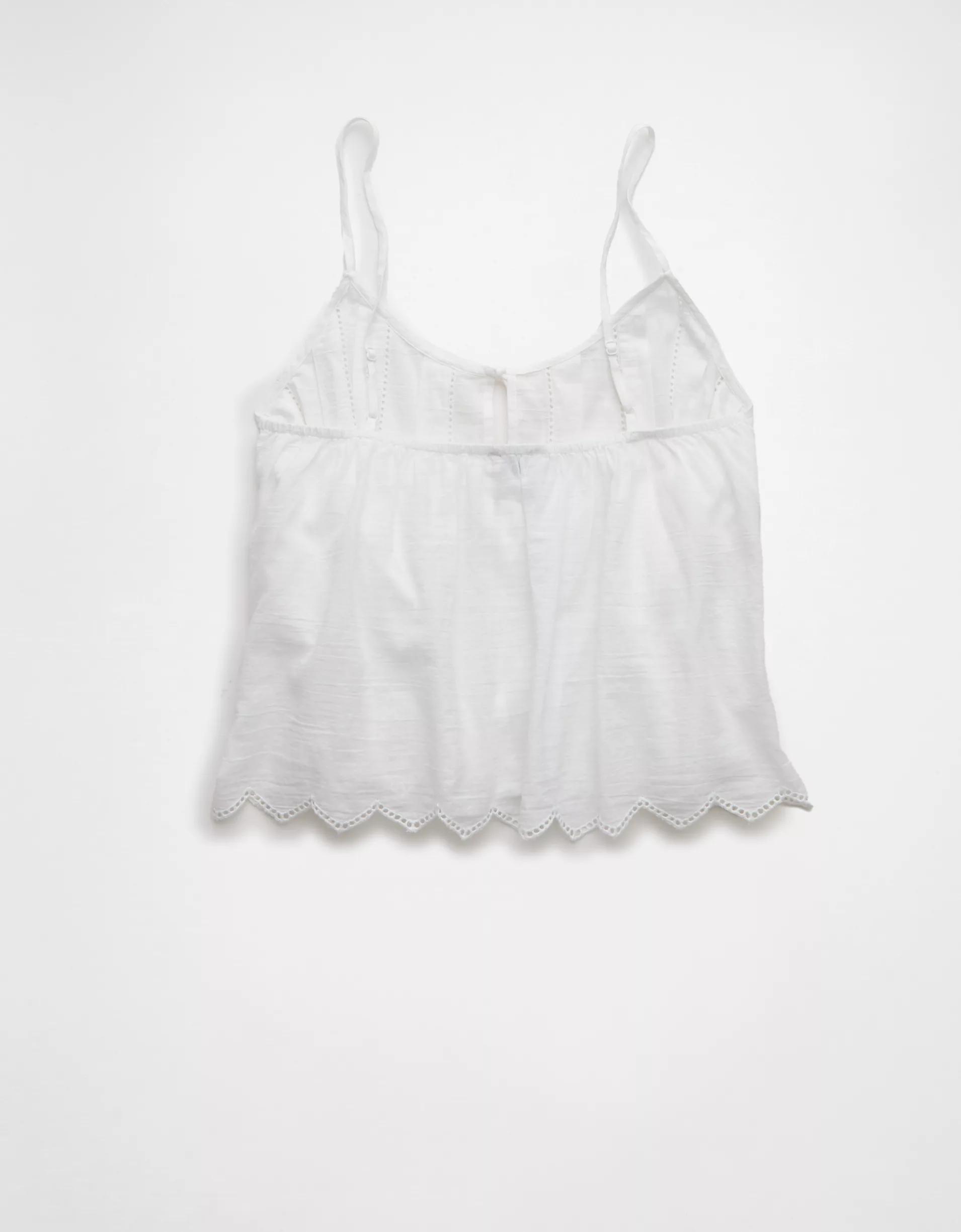 AE Pintuck Tie Front Cami Product Image