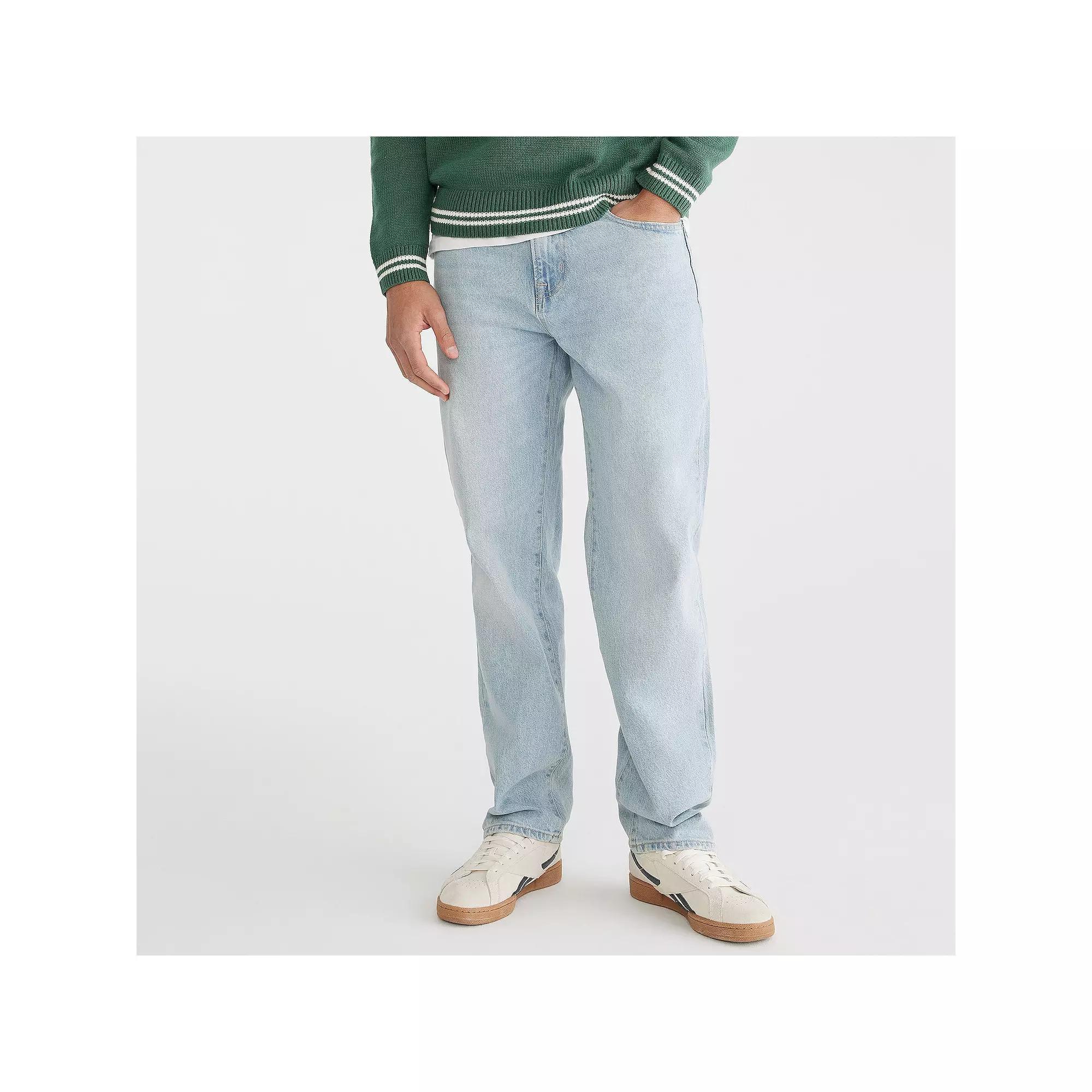 Men's Aeropostale Loose Straight-Leg Jeans, Size: 34X30, Light Blue Product Image
