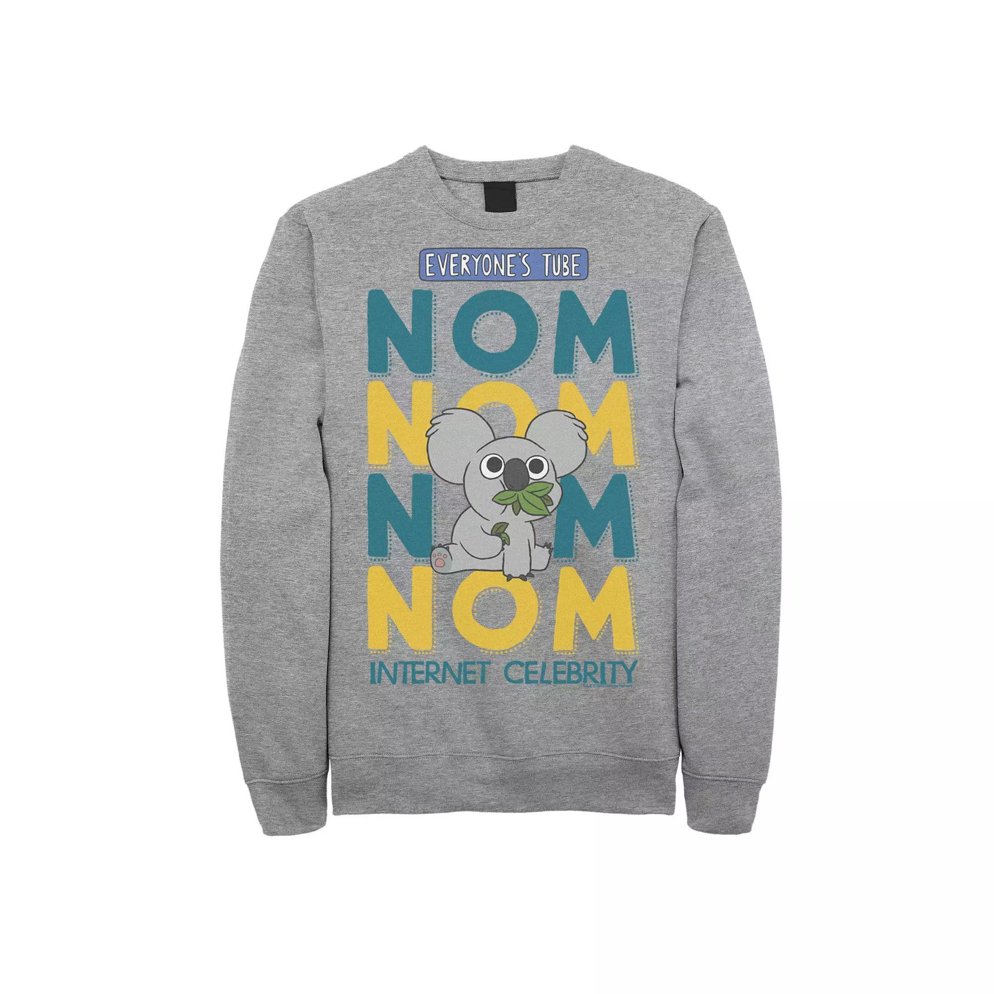 Mens Cartoon Network We Bare Bears Nom Nom Sweatshirt Blue Product Image