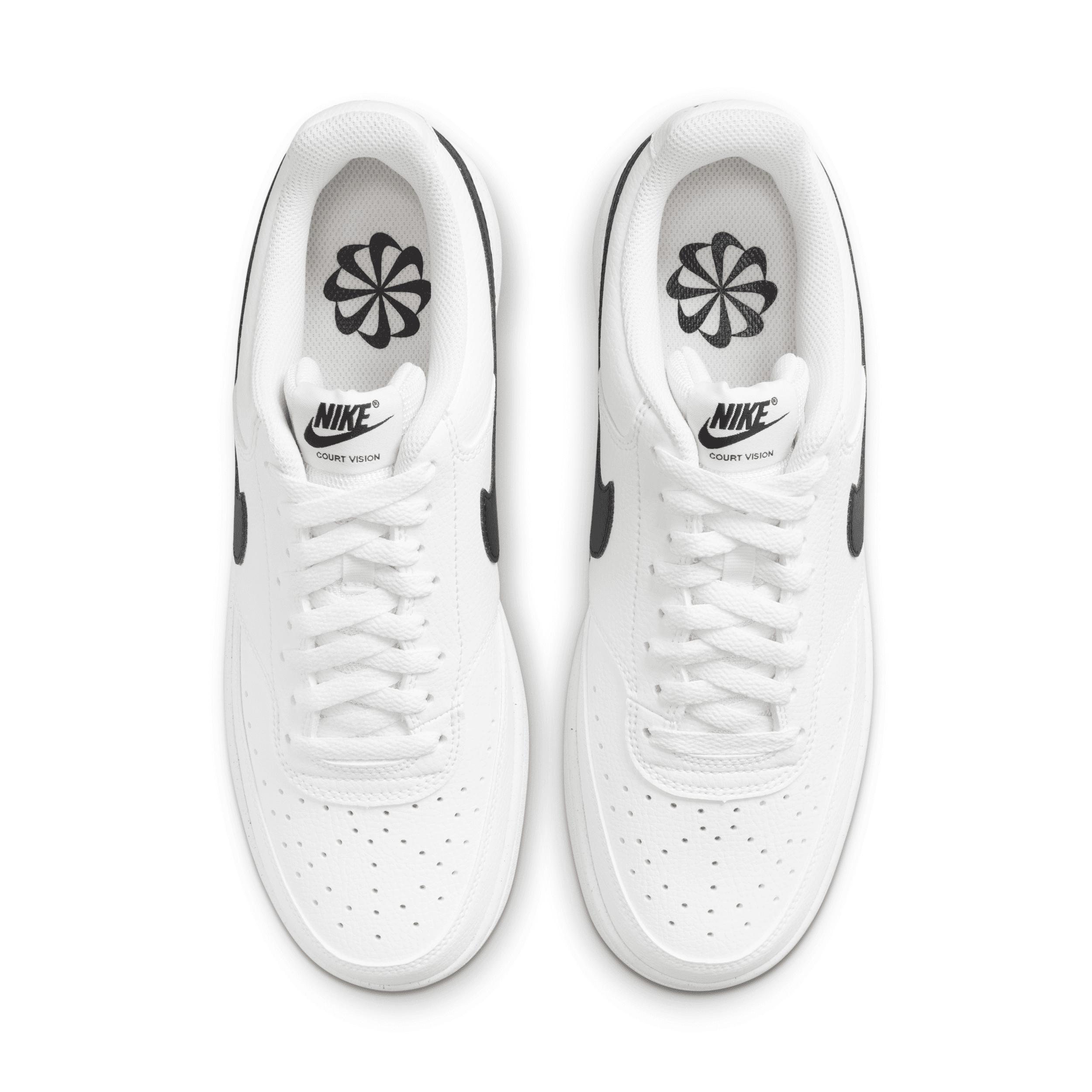 Nike Court Vision Next Nature Men's Low-Top Shoes, Size: 12, White Black White Product Image
