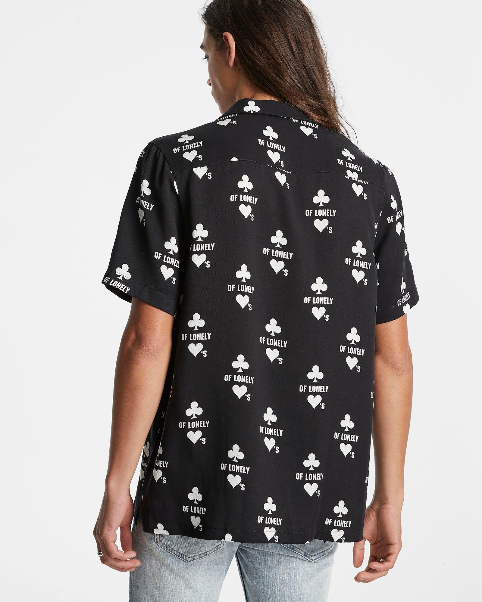 KLUB OF HEARTS RESORT SS SHIRT BLACK Male Product Image