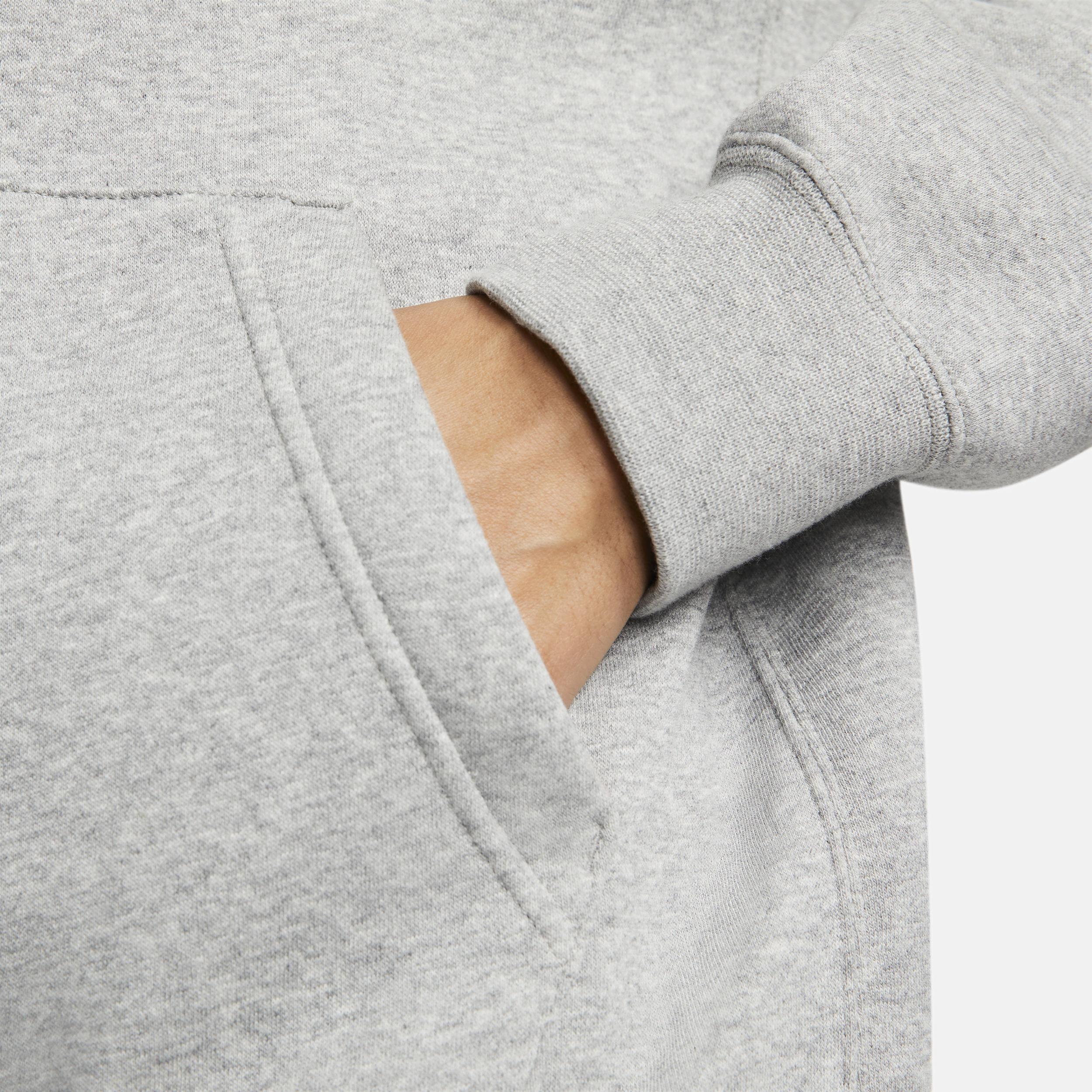 Mens Nike Sportswear Club Fleece Full-Zip Hoodie Grey Heather Product Image
