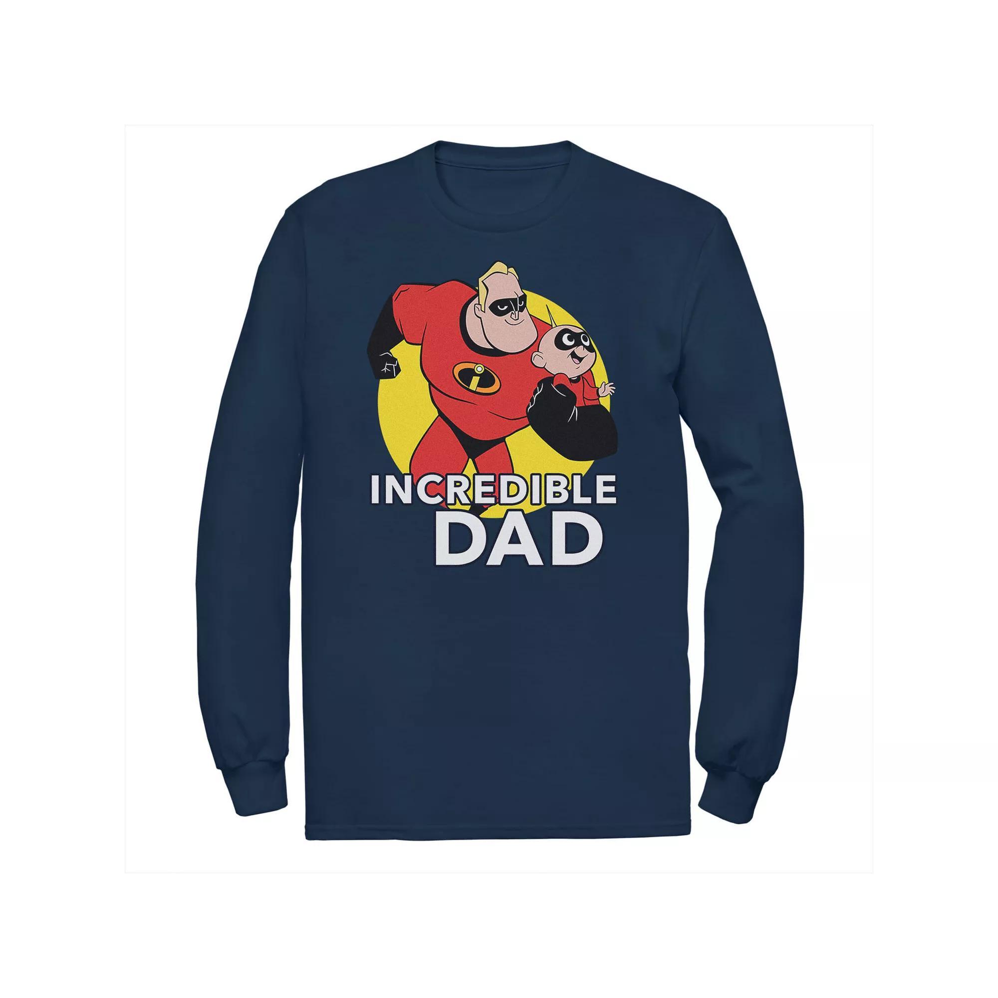 Big & Tall Disney / Pixar Incredibles 2 Dad Poster Tee, Men's, Size: 3XL Tall, Blue Product Image