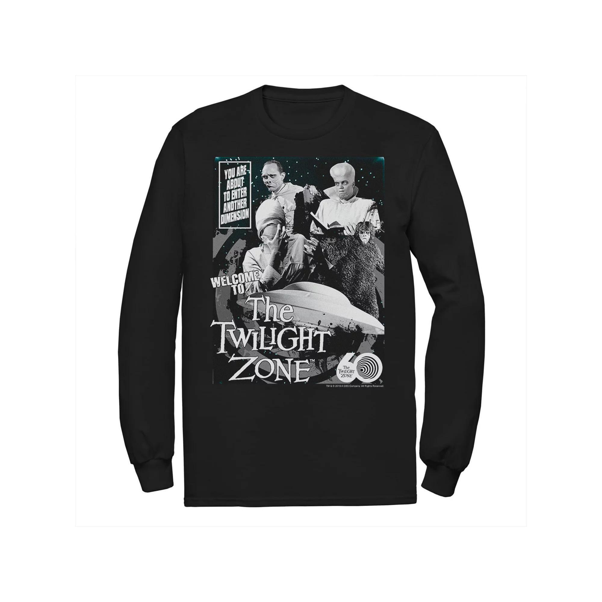 Men's CBS The Twilight Zone Comic 60th Tee, Size: 3XL, Black Product Image