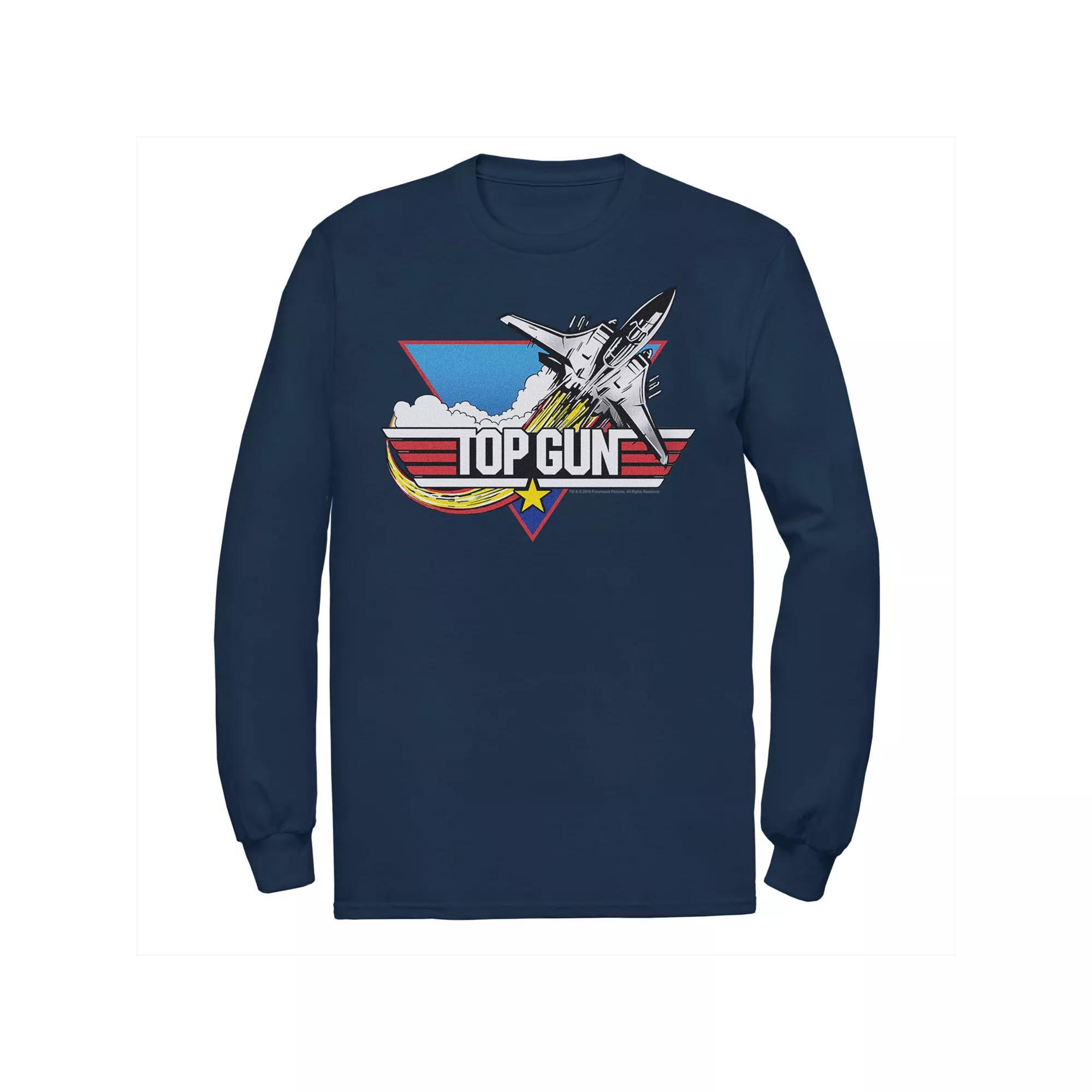 Men's Star Wars Millennium Falcon Corellian Engineering Freighter Long Sleeve Tee, Size: Large, Black Product Image