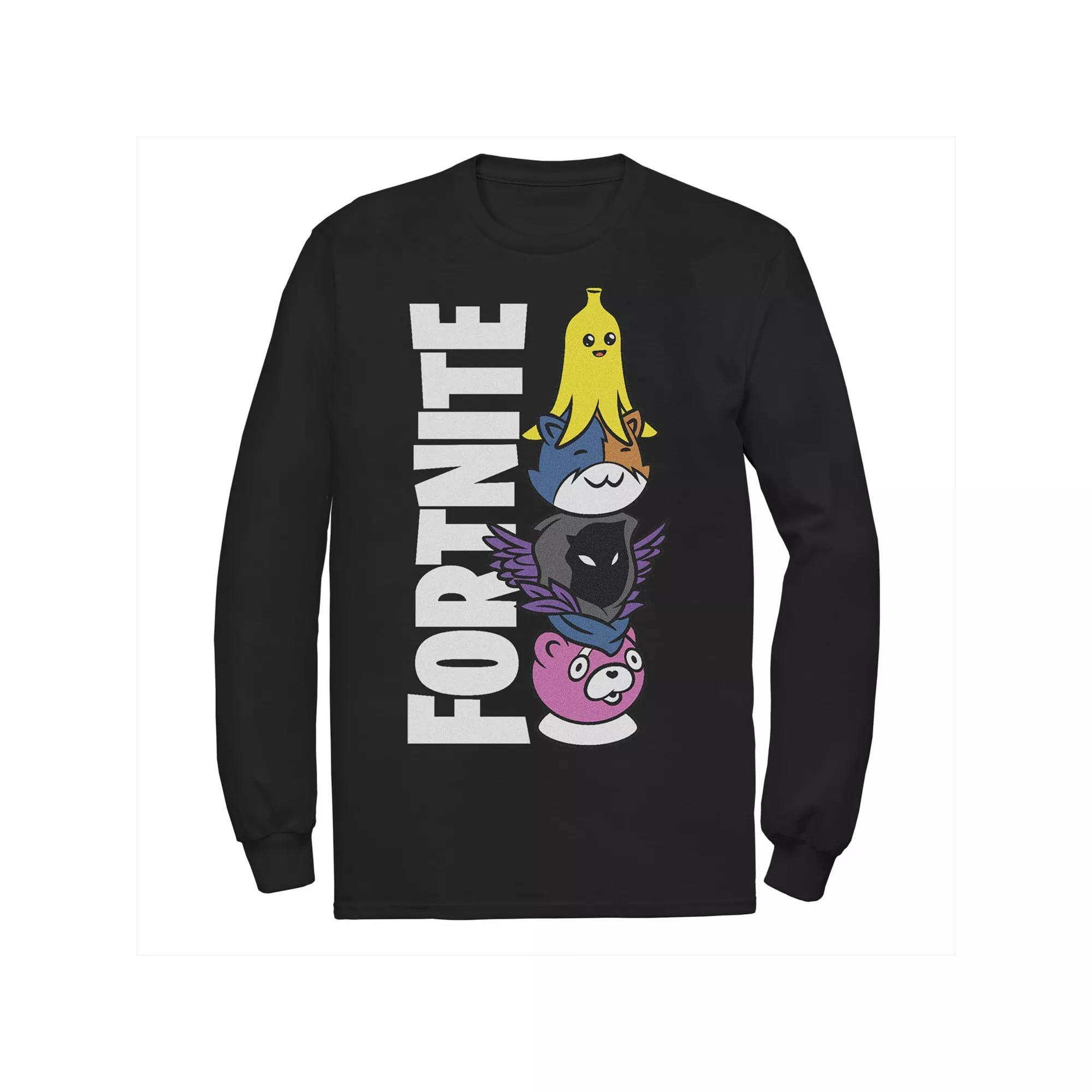 Men's Fortnite Totem Group Shot Logo Tee, Size: Large, Black Product Image