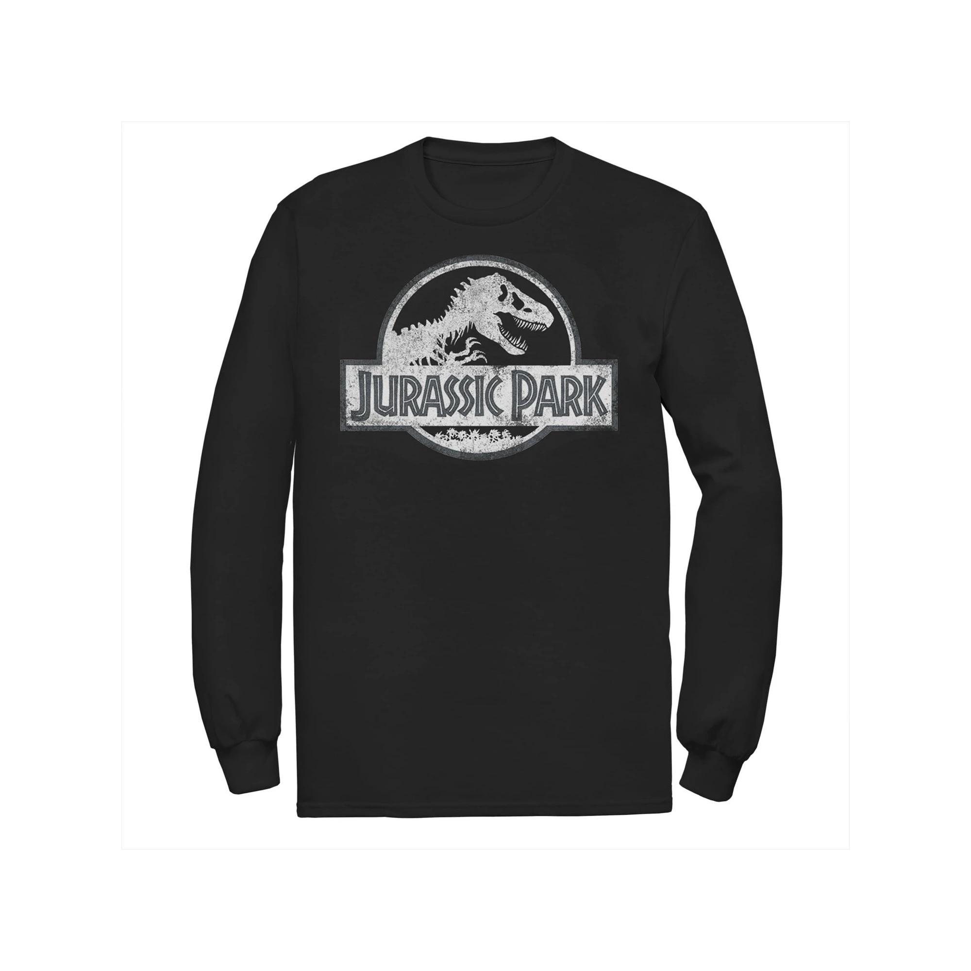Men's Jurassic World Gyrospheres Tour Park Poster Tee, Size: Large, Black Product Image