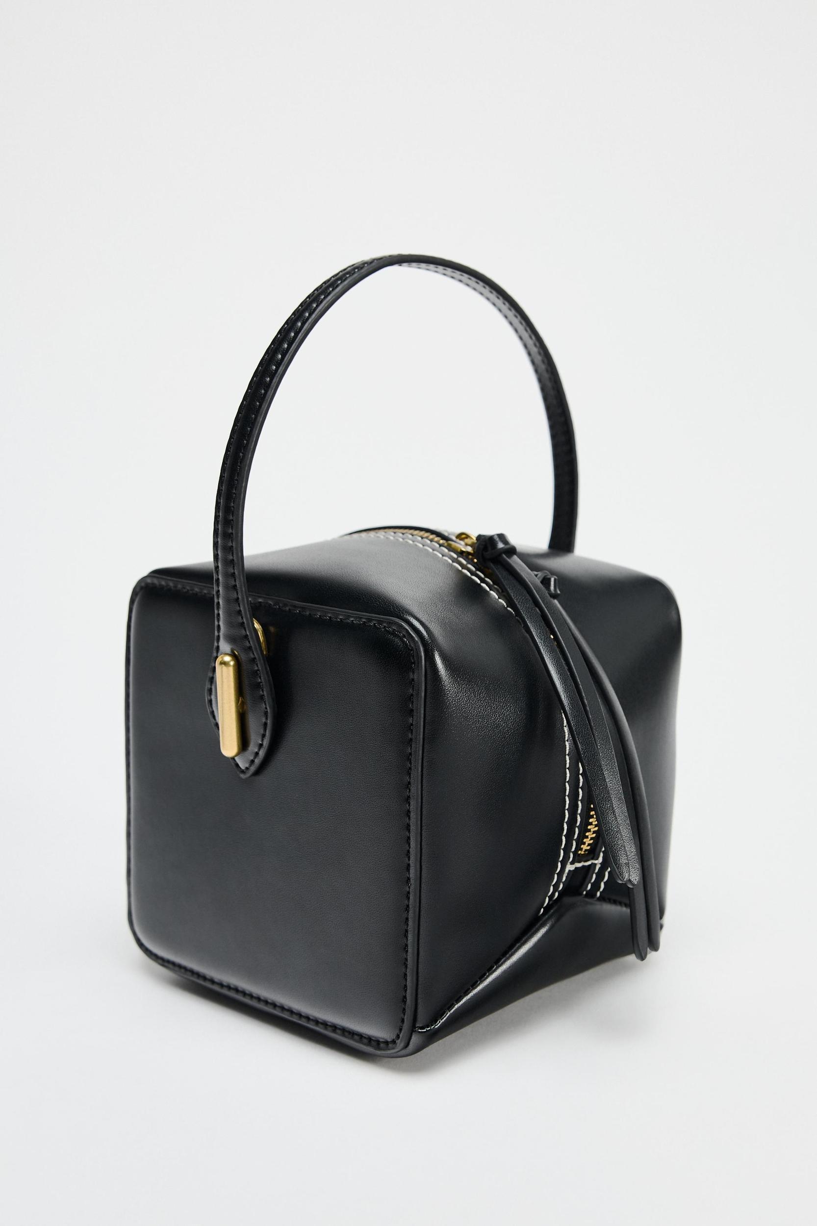 SQUARE TOPSTITCHING MINI BAG Product Image