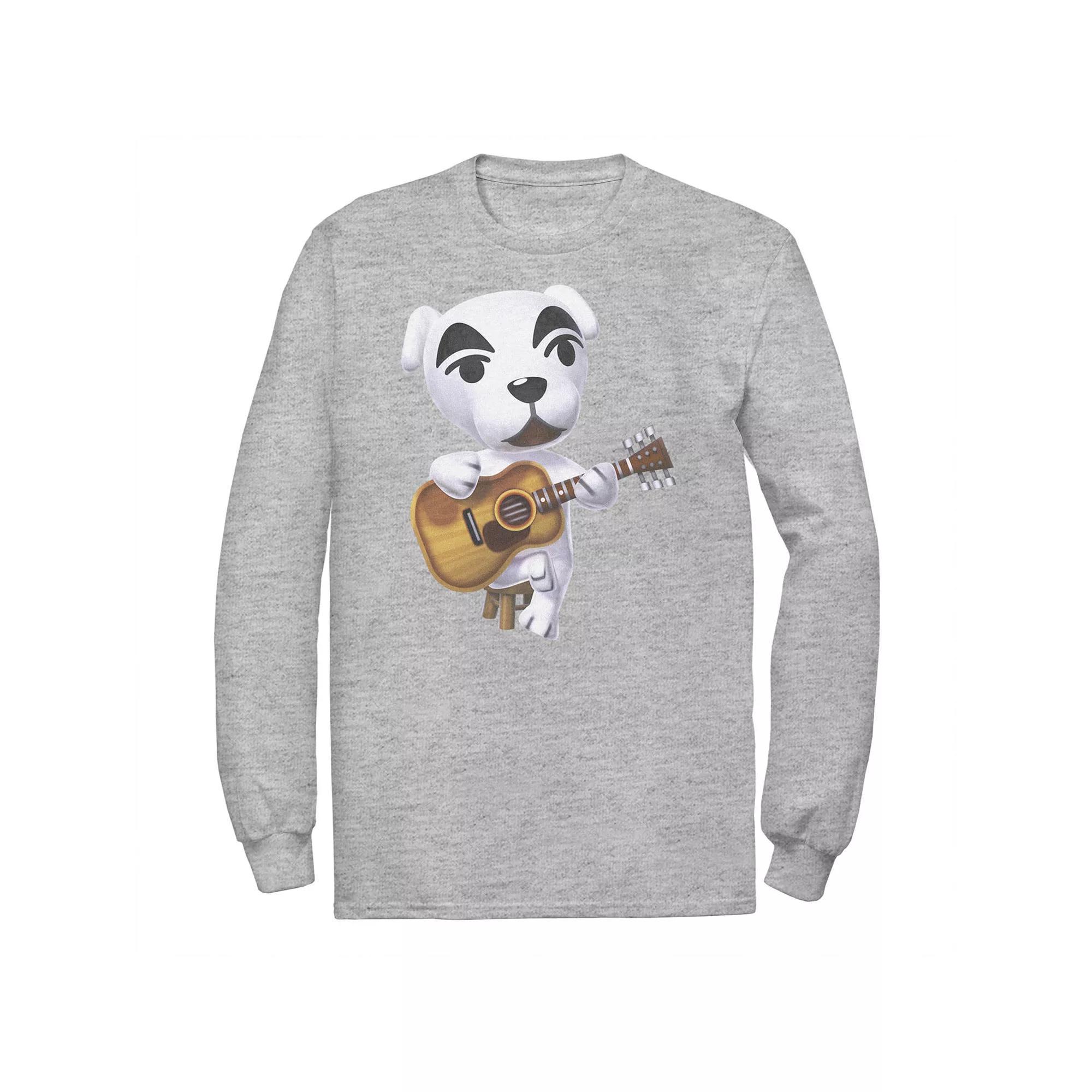 Big & Tall Nintendo Animal Crossing K.K. Slider Portrait Tee, Men's, Size: 3XL Tall, Athletic Grey Product Image