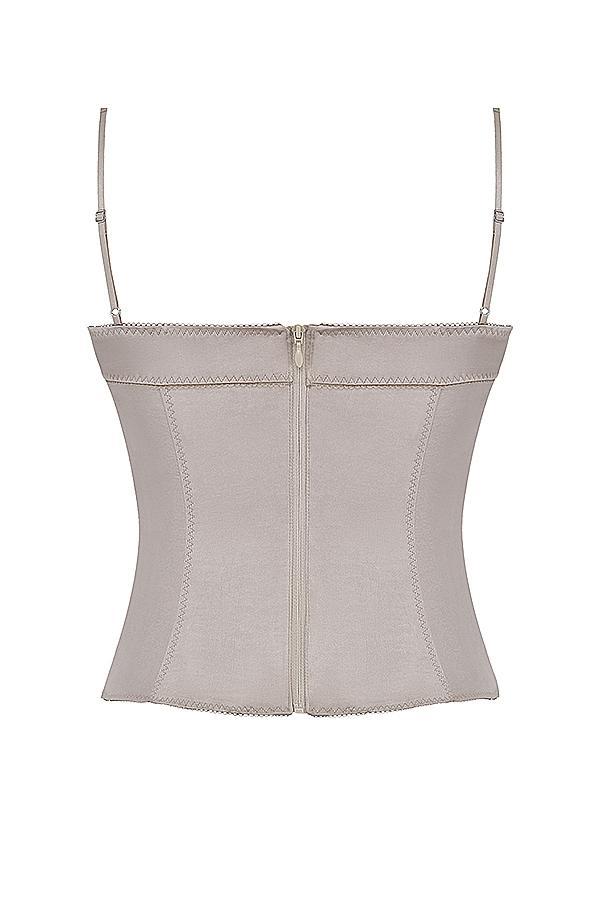 Chantal Champagne Satin Top Product Image