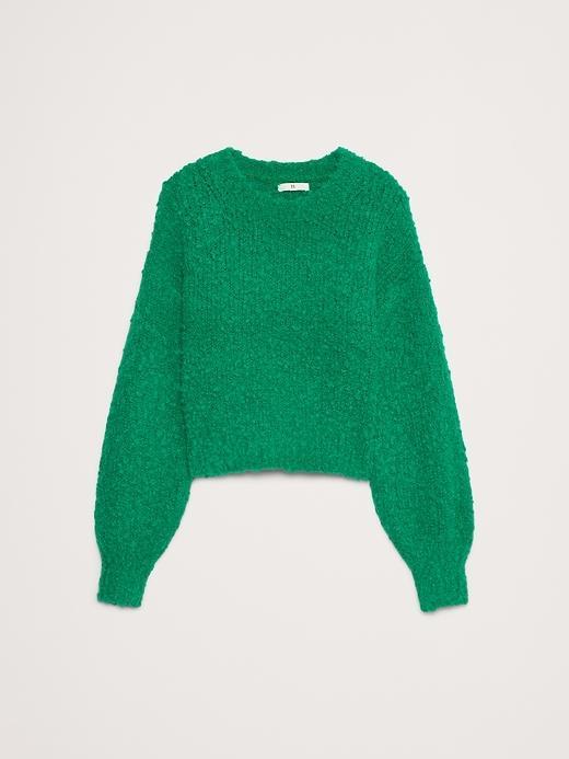 Alpaca-Wool Bouclé Sweater Product Image