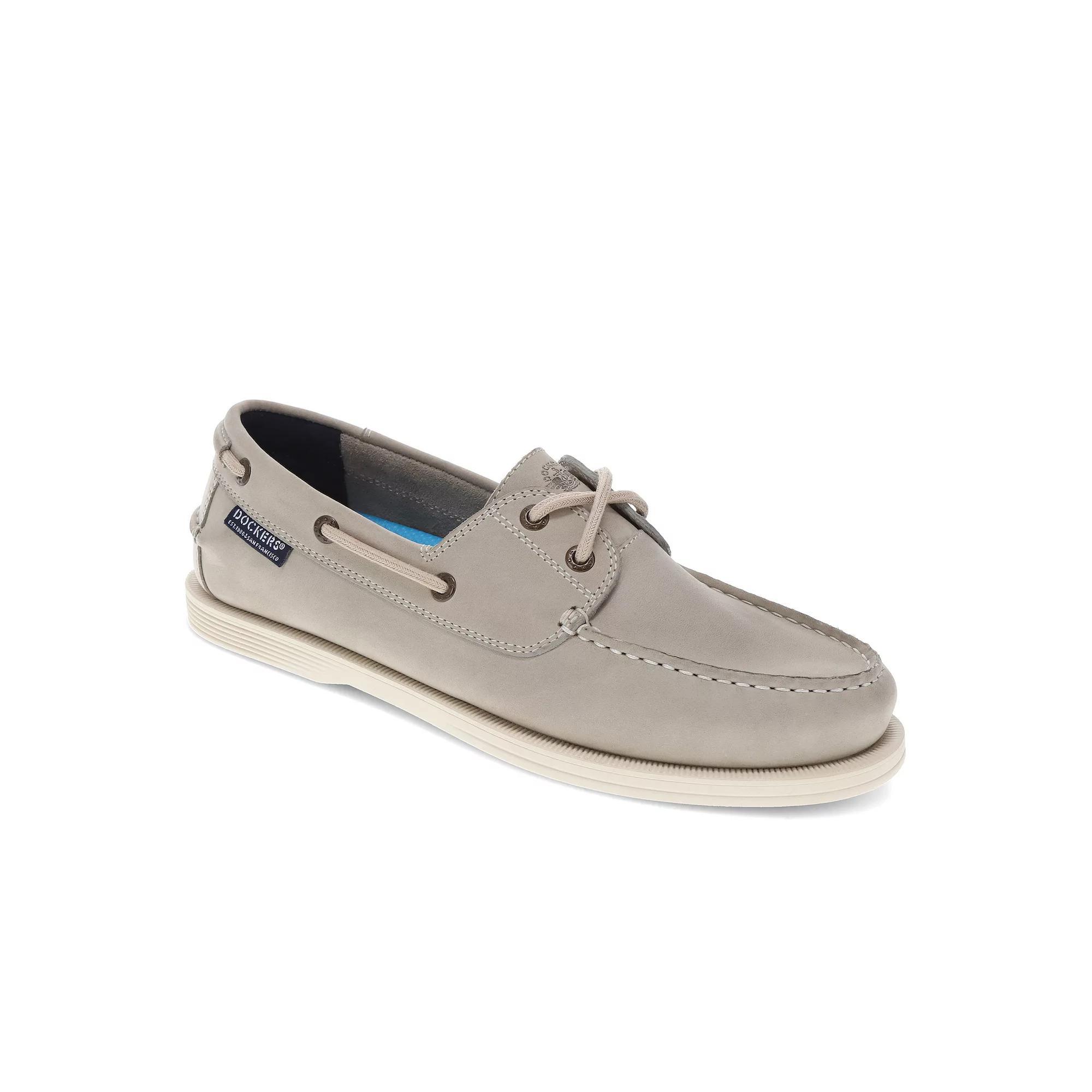 Dockers Men's Dennison Boat Shoes, Size: 7.5 Medium, Light Gray Product Image