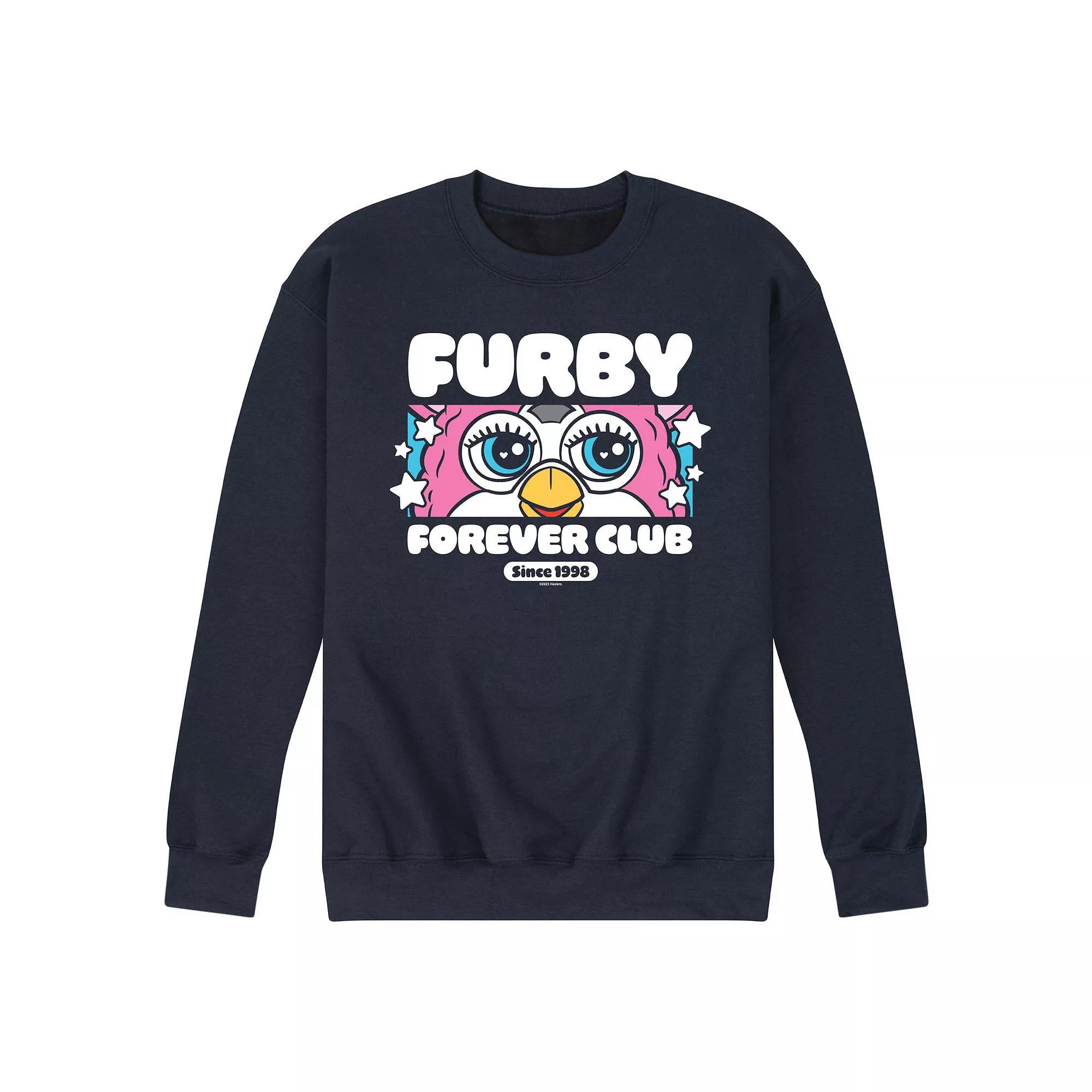 Mens Furby Forever Club Fleece Sweatshirt Blue Product Image