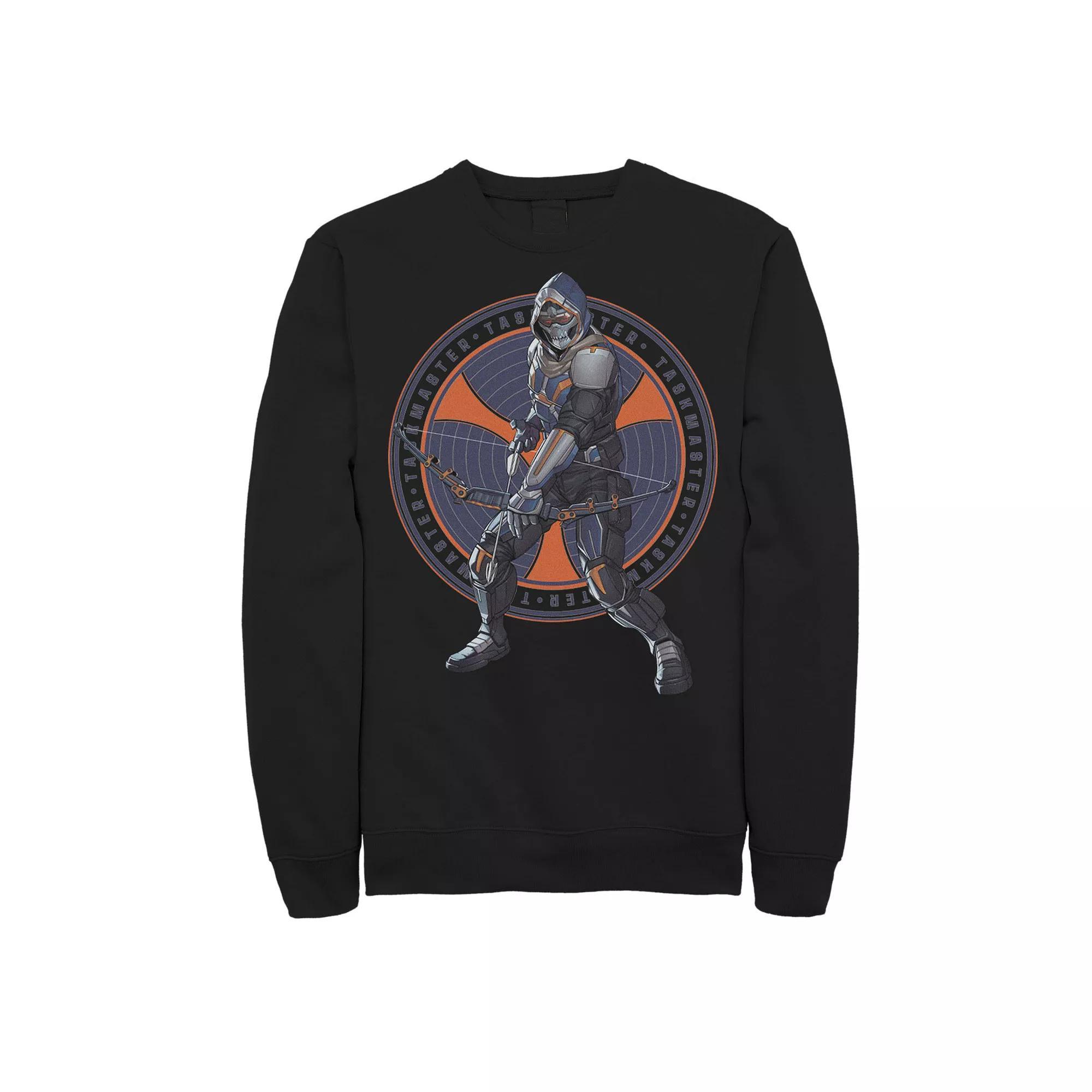 Mens Marvel Widow TaskMaster Coin Portrait Sweatshirt Product Image