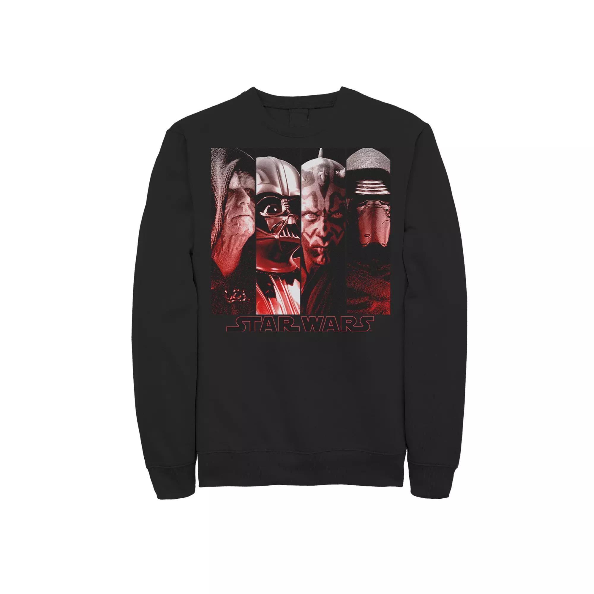 Disney's Group Shot Happy Holidays Christmas Sweater Style Men's Sweatshirt, Size: XL, Black Product Image