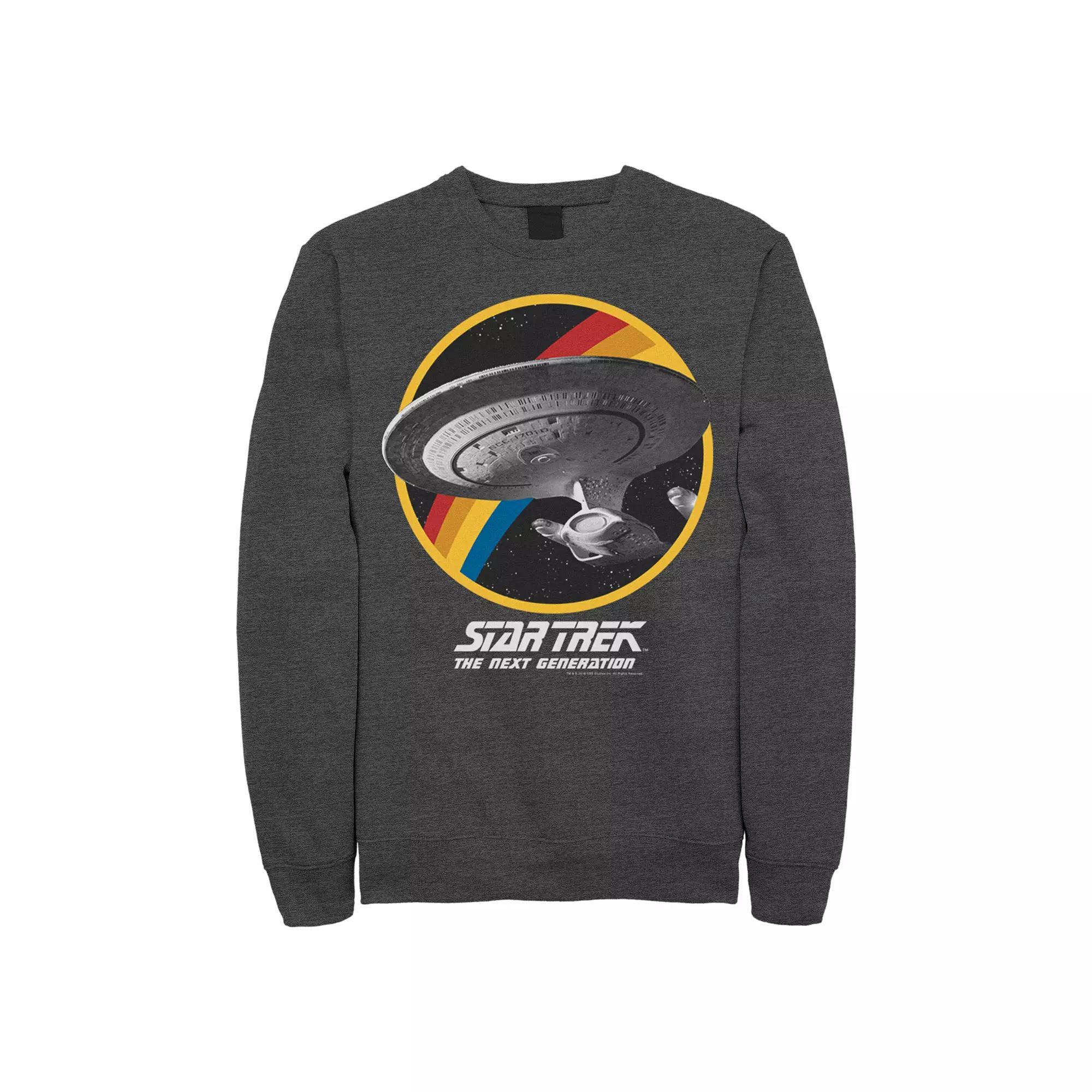 Men's Star Trek Next Gen Patch Tee, Size: Medium, Grey Product Image