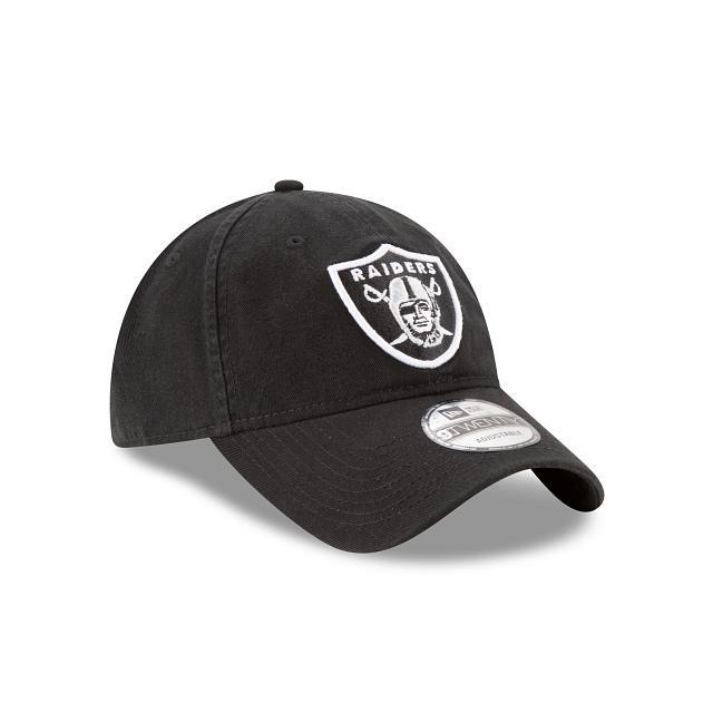 Las Vegas Raiders Core Classic Black 9TWENTY Adjustable Hat Male Product Image
